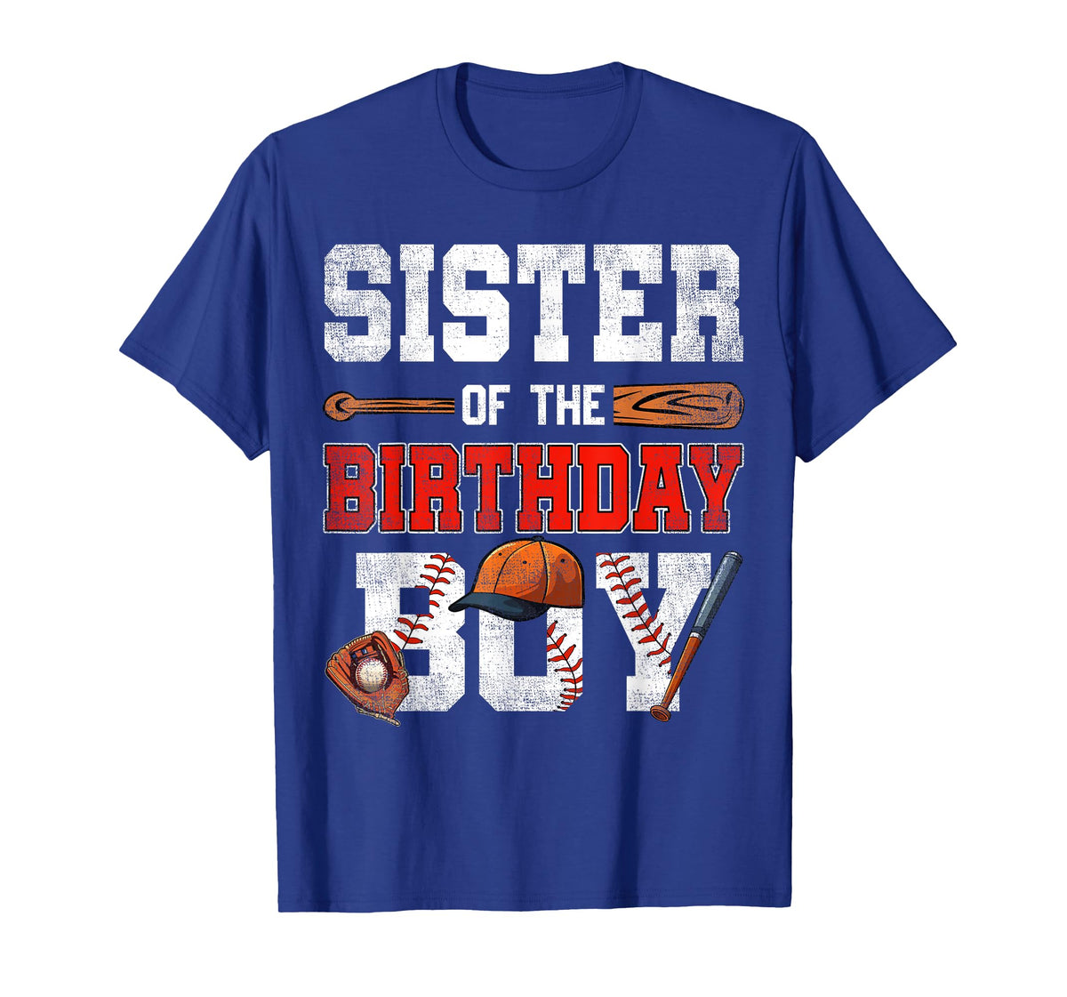 Sister Of The Birthday Boy Baseball Bday Family T-Shirt