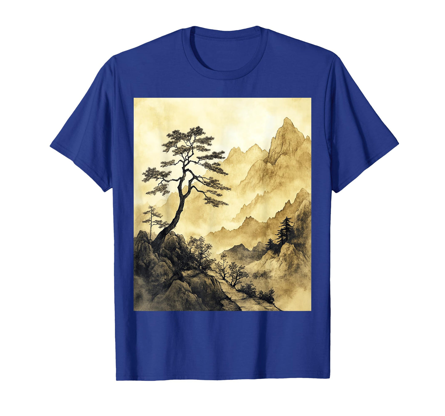 Serene Traditional Chinese Landscape Art T-Shirt
