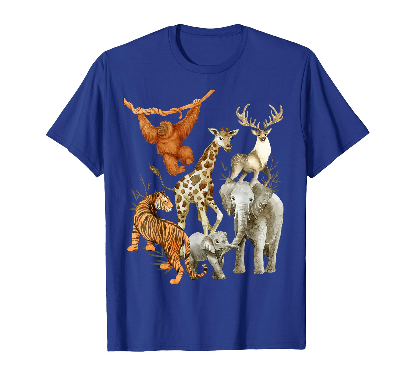 Men Women and Kids Wildlife Zoo Day Party beautiful Animals T-Shirt
