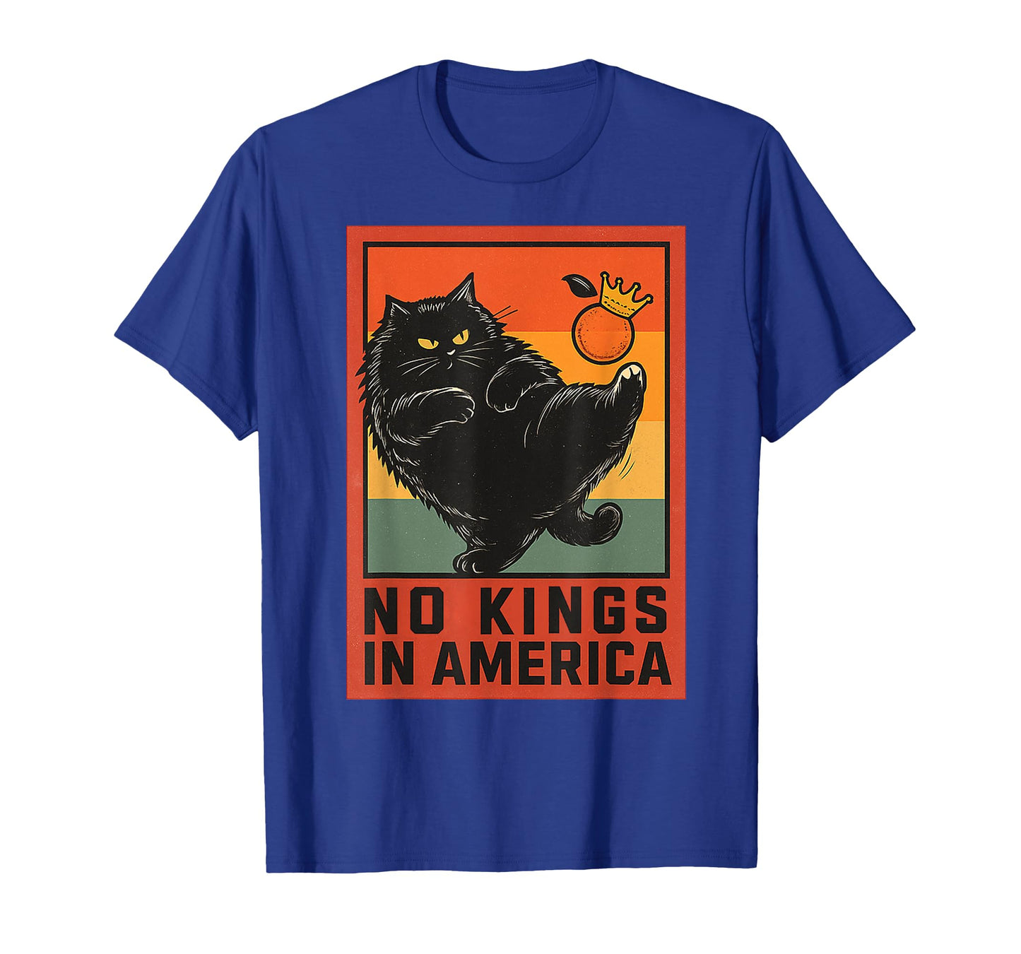 Funny No Kings In America Men Women T-Shirt