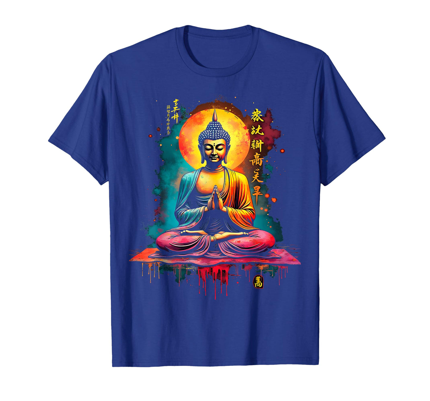 Vibrant Buddha Radiant Moon T-Shirt