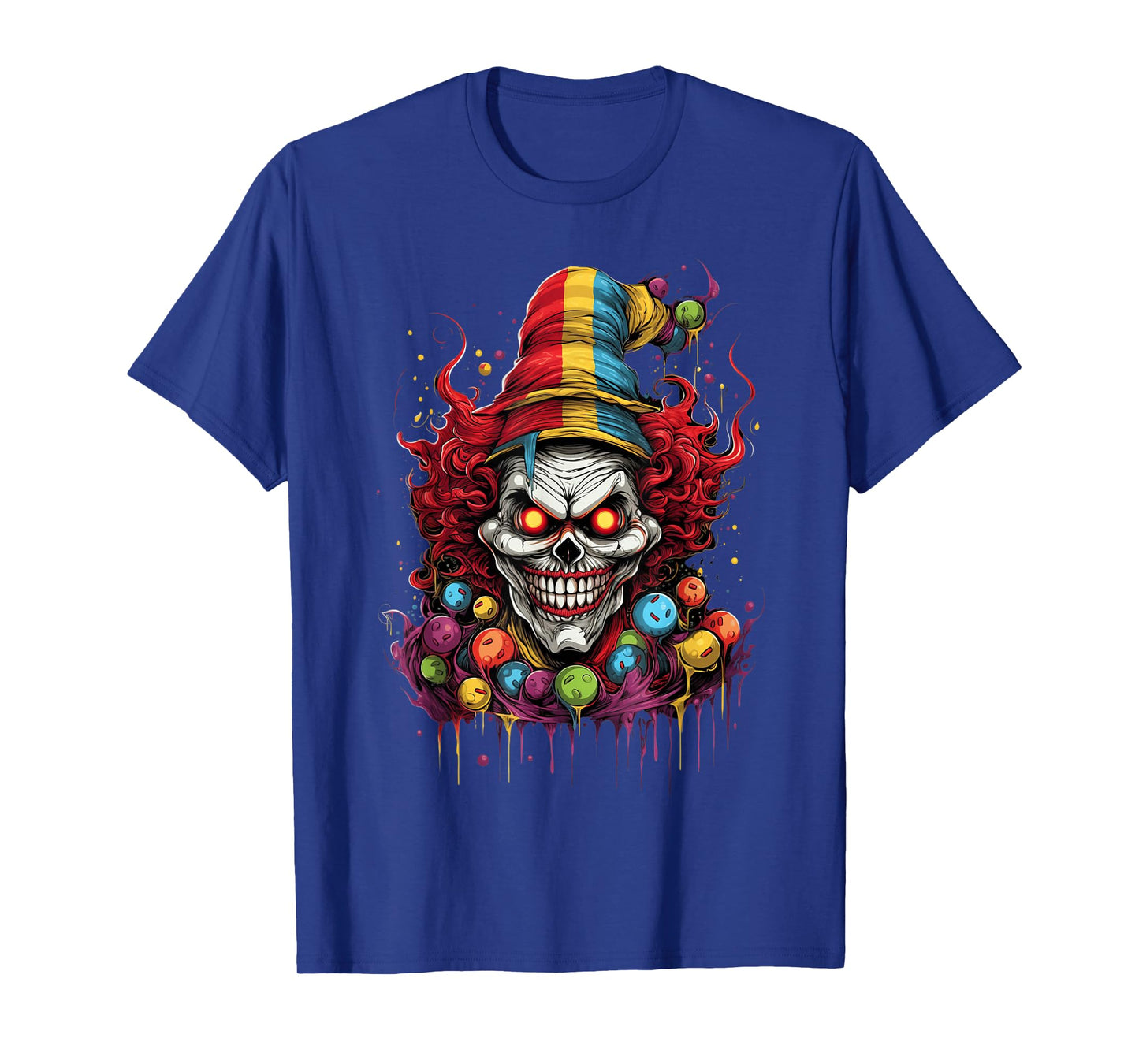 Terrifying Scary Evil Killer Clown T-Shirt