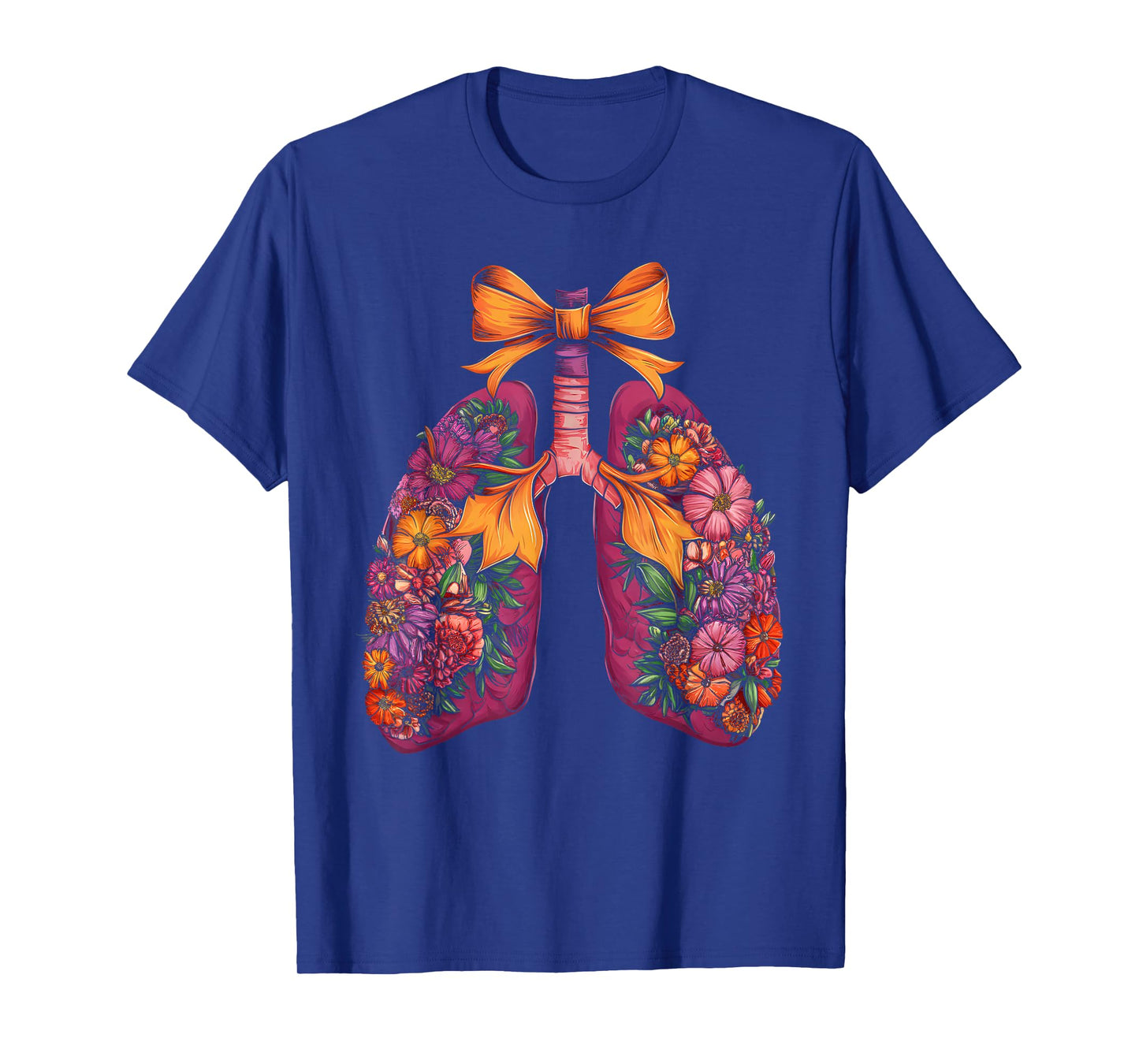 Lungs Flower Halloween Respiratory Therapist bow coquette T-Shirt