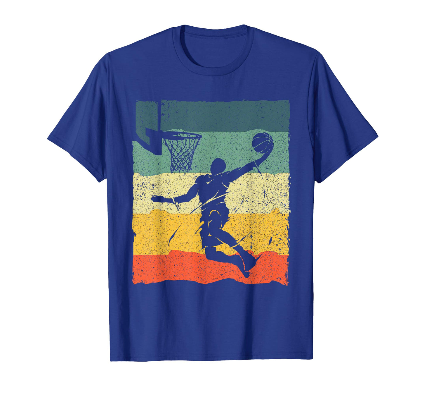 Cool Basketball Art For Men Women Vintage Basketball Player T-Shirt
