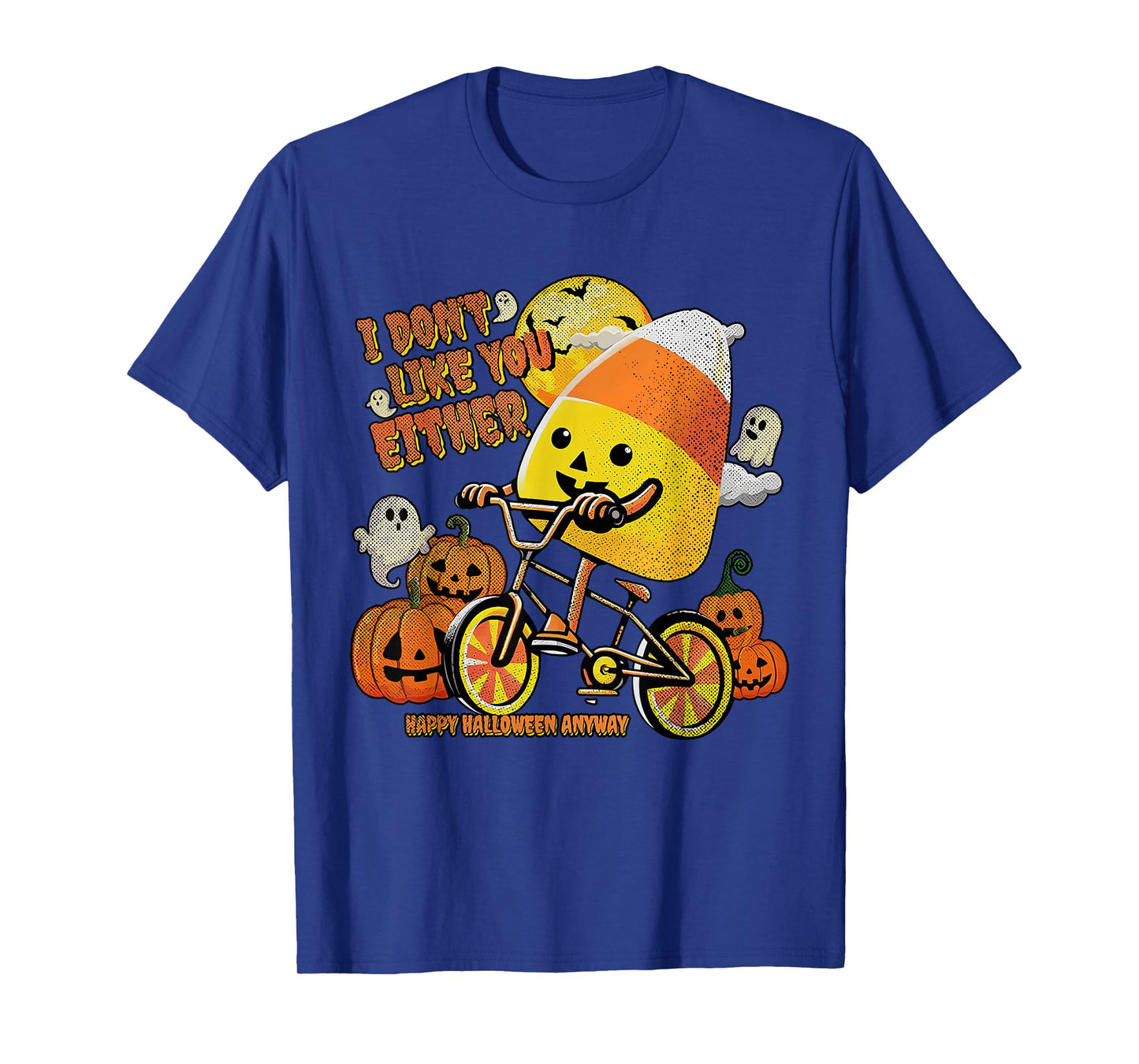 Halloween Costume Team Candy Corn I Don't Like You Either T-Shirt