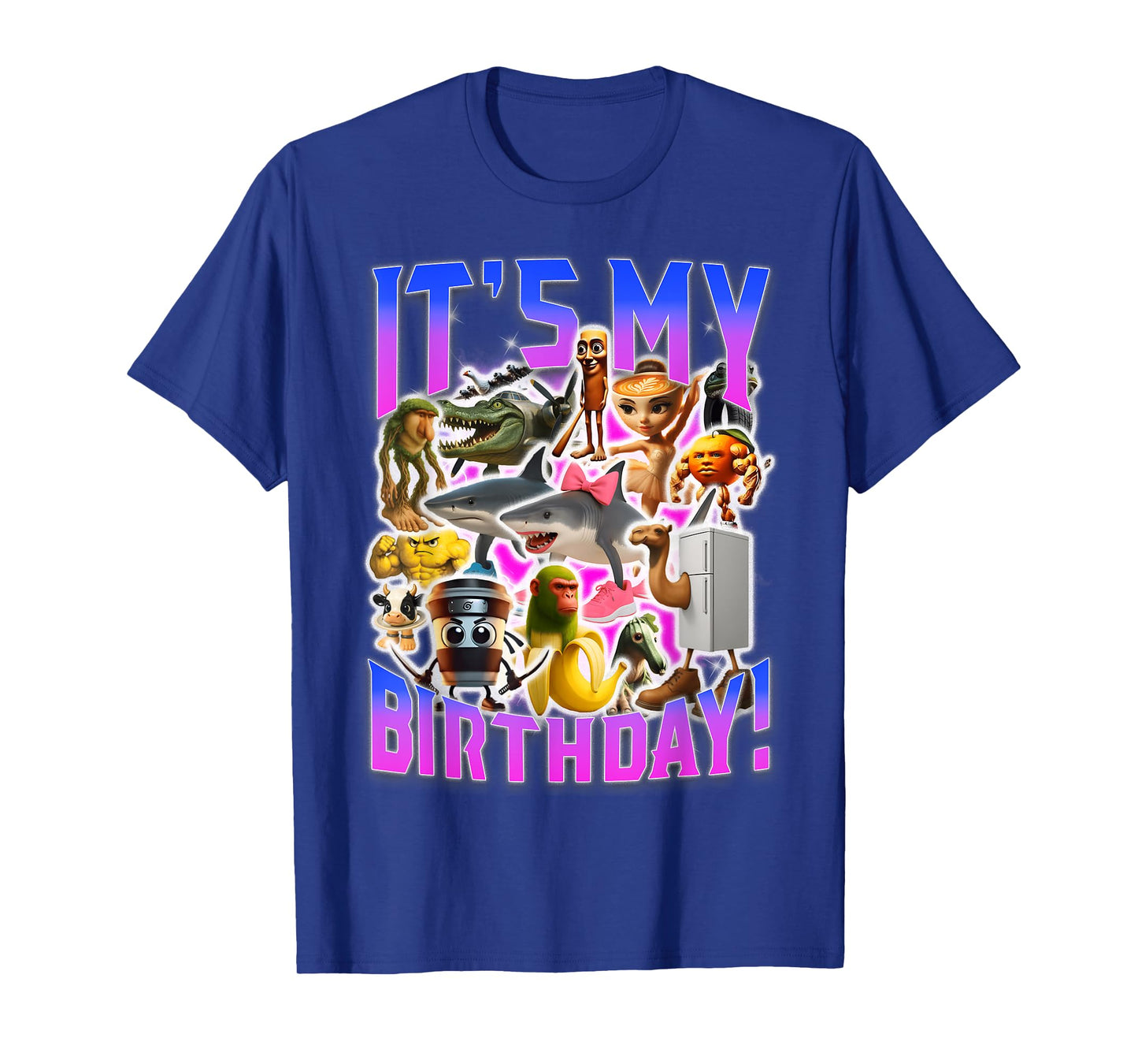 It’s My Birthday Meme Funny Brainrot Design T-Shirt