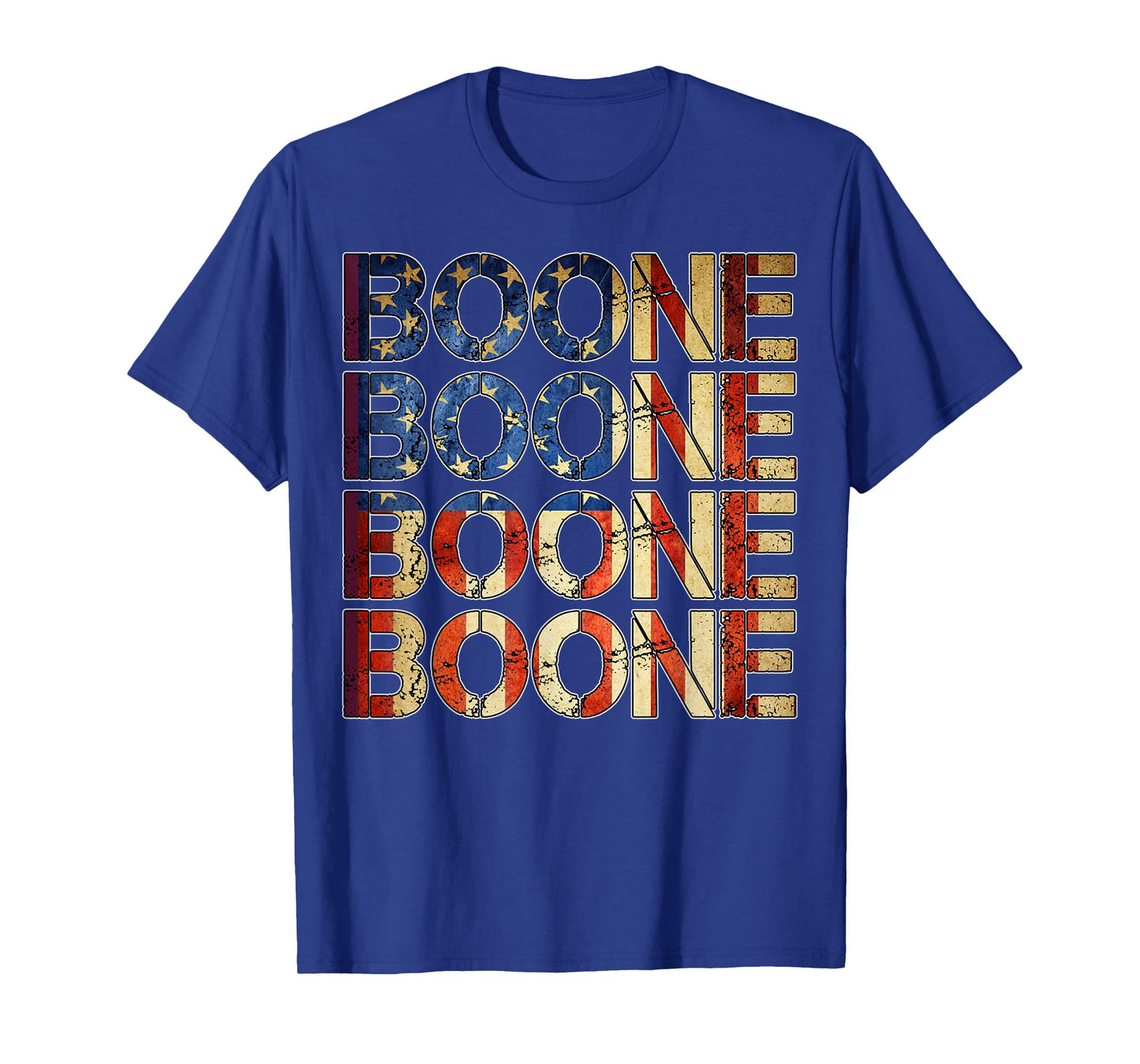 Boone Family Name I Love Boone Personalized Vintage T-Shirt