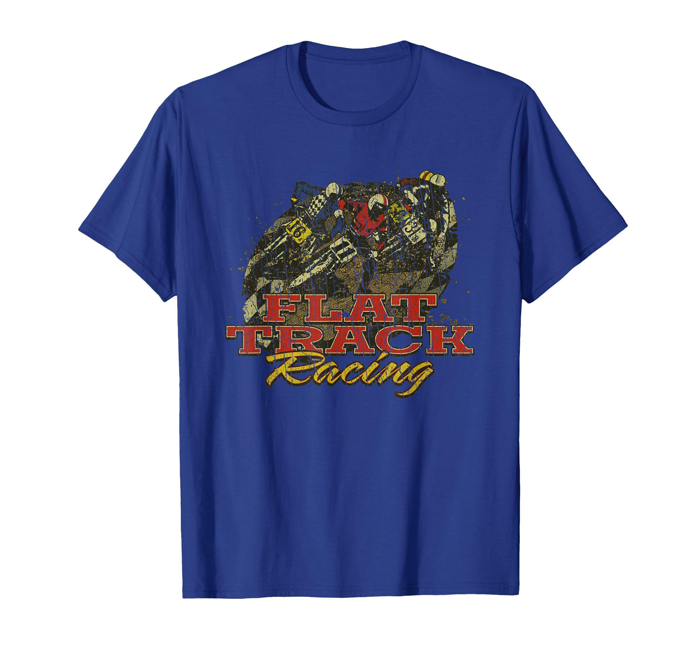 Vintage Flat Track Motorcycle Racing 1974 Dirt Biker T-Shirt