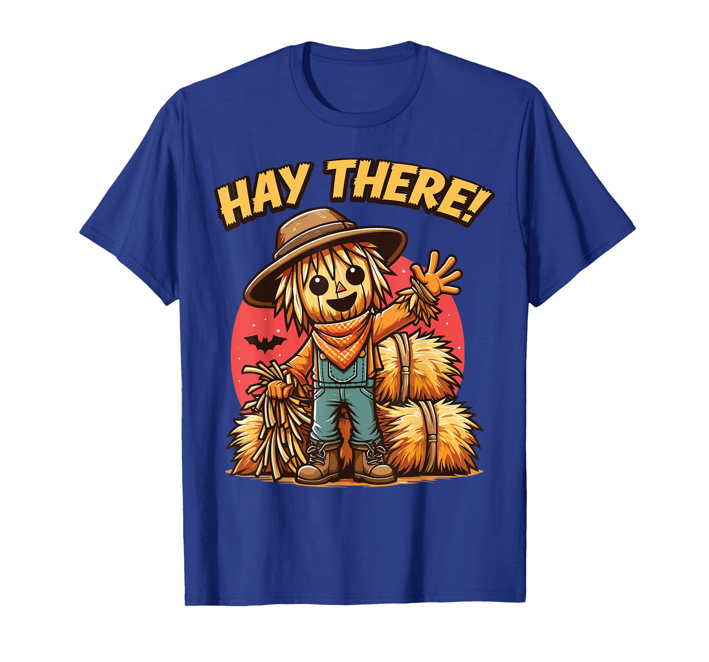 Hay There Funny Scarecrow Halloween T-Shirt
