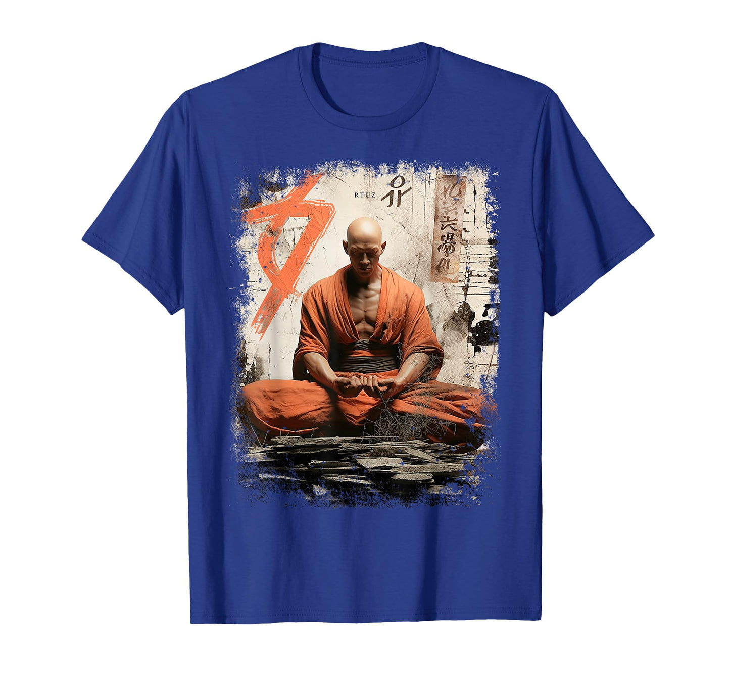 Buddhist Monk Yin & Yang Meditation Buddha Shaolin T-Shirt