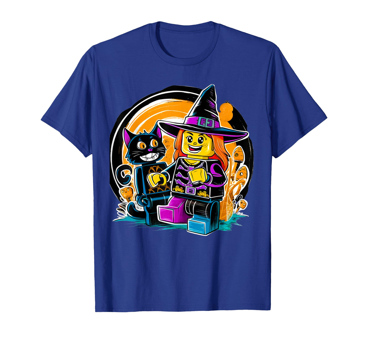 Halloween Master Builder Kids Boy Building Blocks Brick Toys T-Shirt