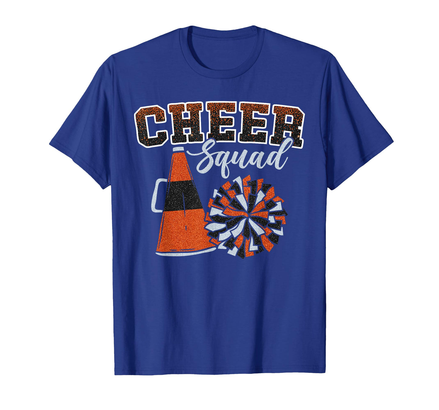 Cheer Squad Funny Cheerleader Cheerleading Orange Women Girl T-Shirt
