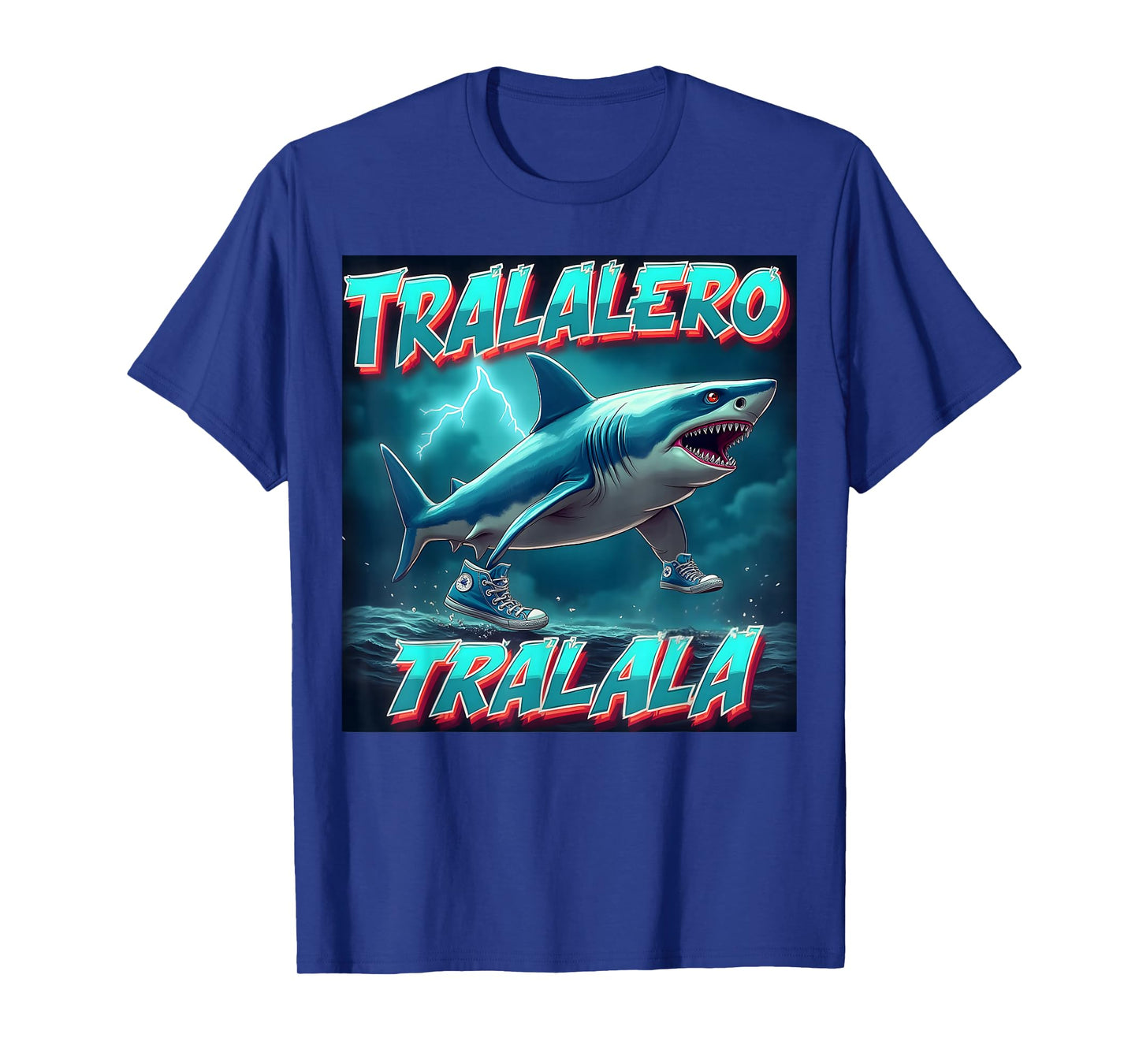 Tralalero Tralala Bootleg Brainrot Italian Brainrot Meme T-Shirt