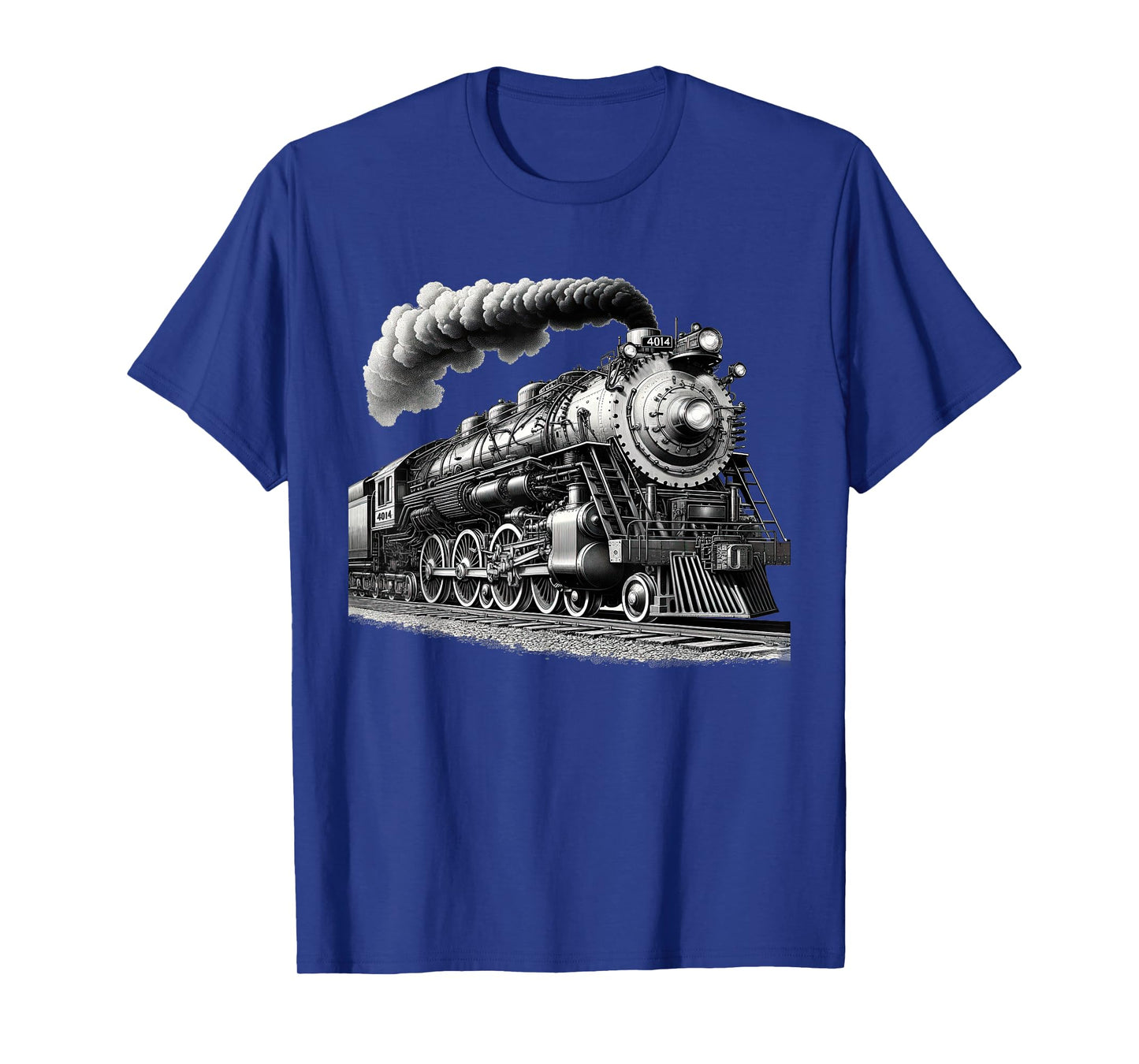 Steam Locomotive Train Vintage 1940s Style Engine Railroad T-Shirt