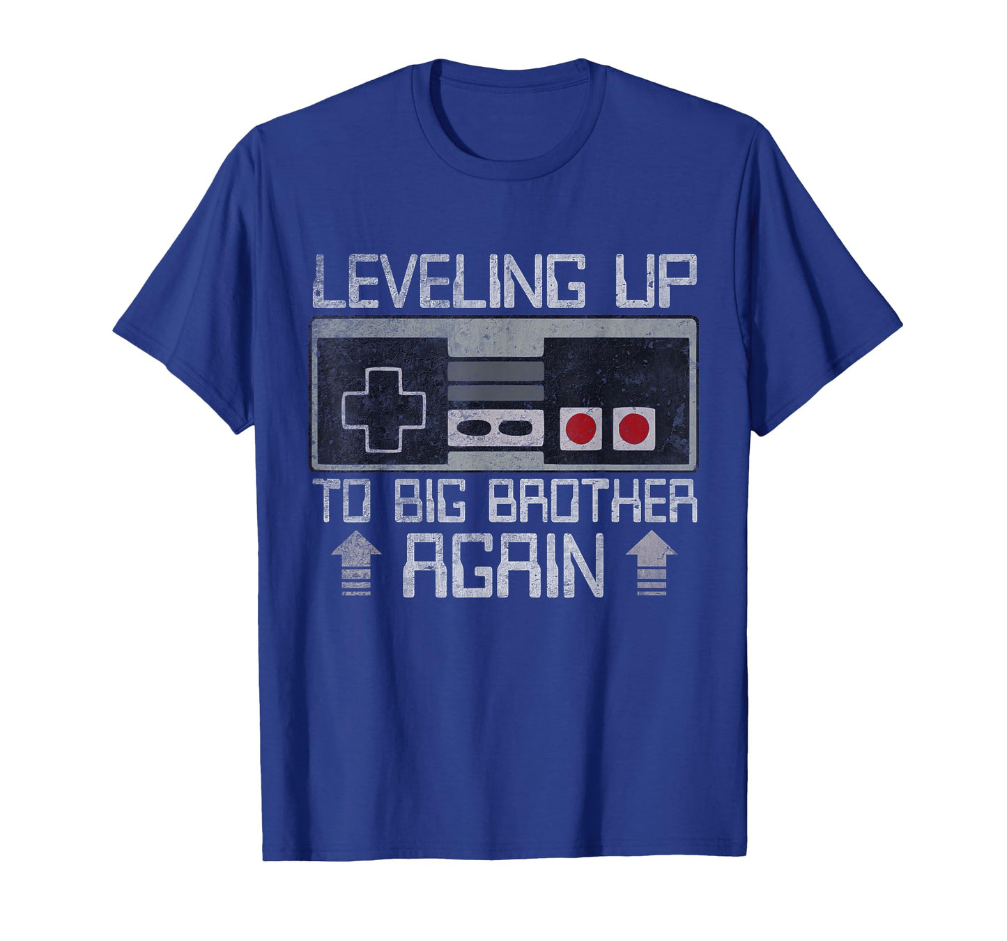 Leveling up to Big Brother Again Funny Gamer Boys Kids Men T-Shirt