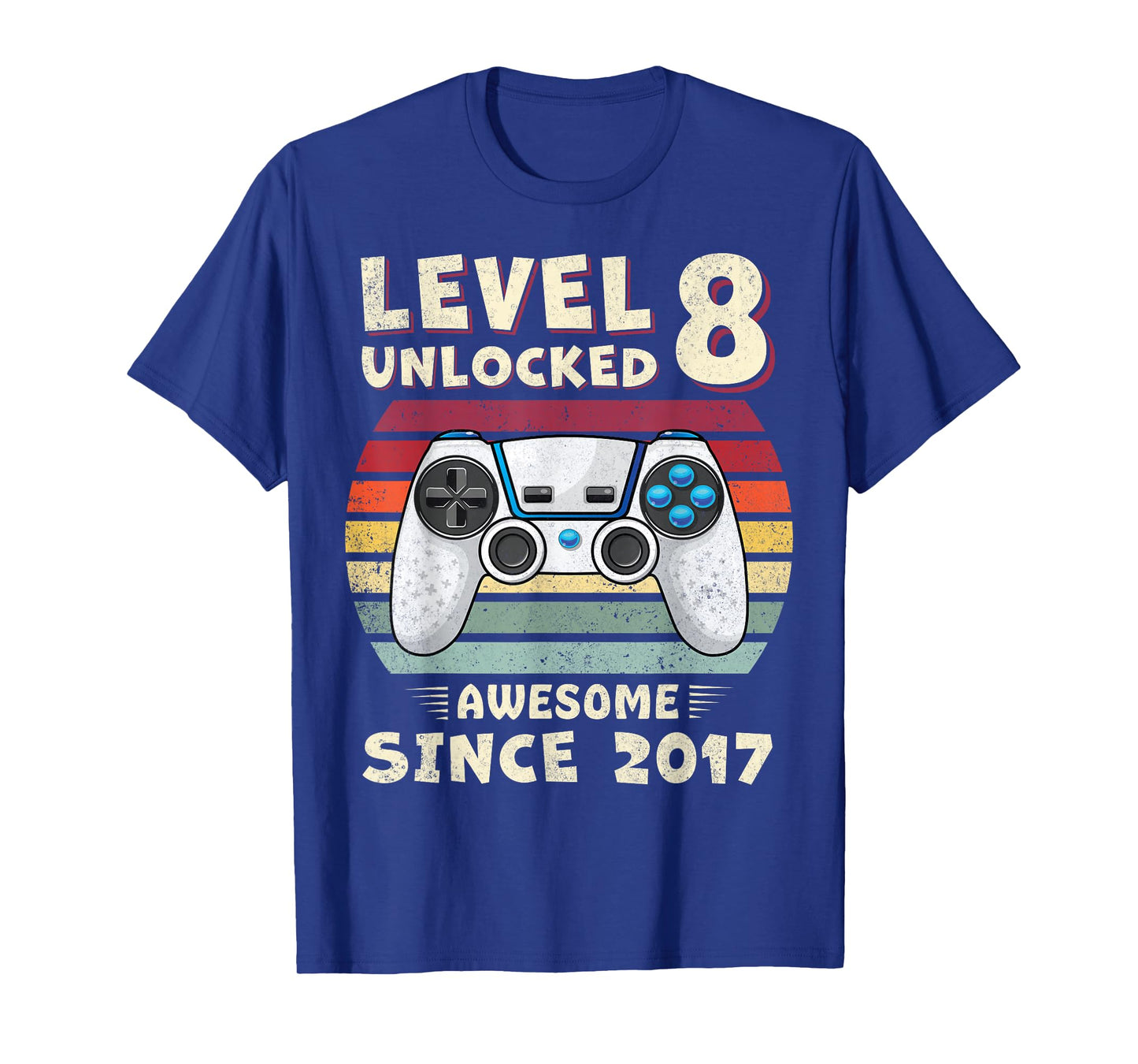 8 Year Old BDay Decorations Son Boy 8yr 2017 8th Birthday T-Shirt