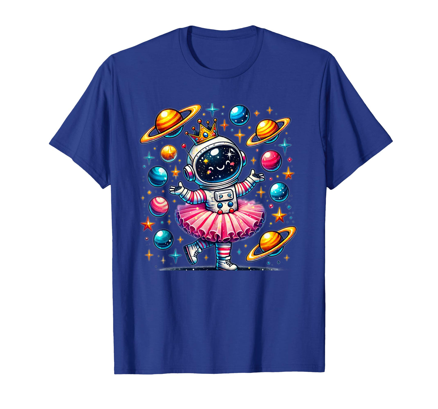Ballerina Girl Space Astronaut T-Shirt