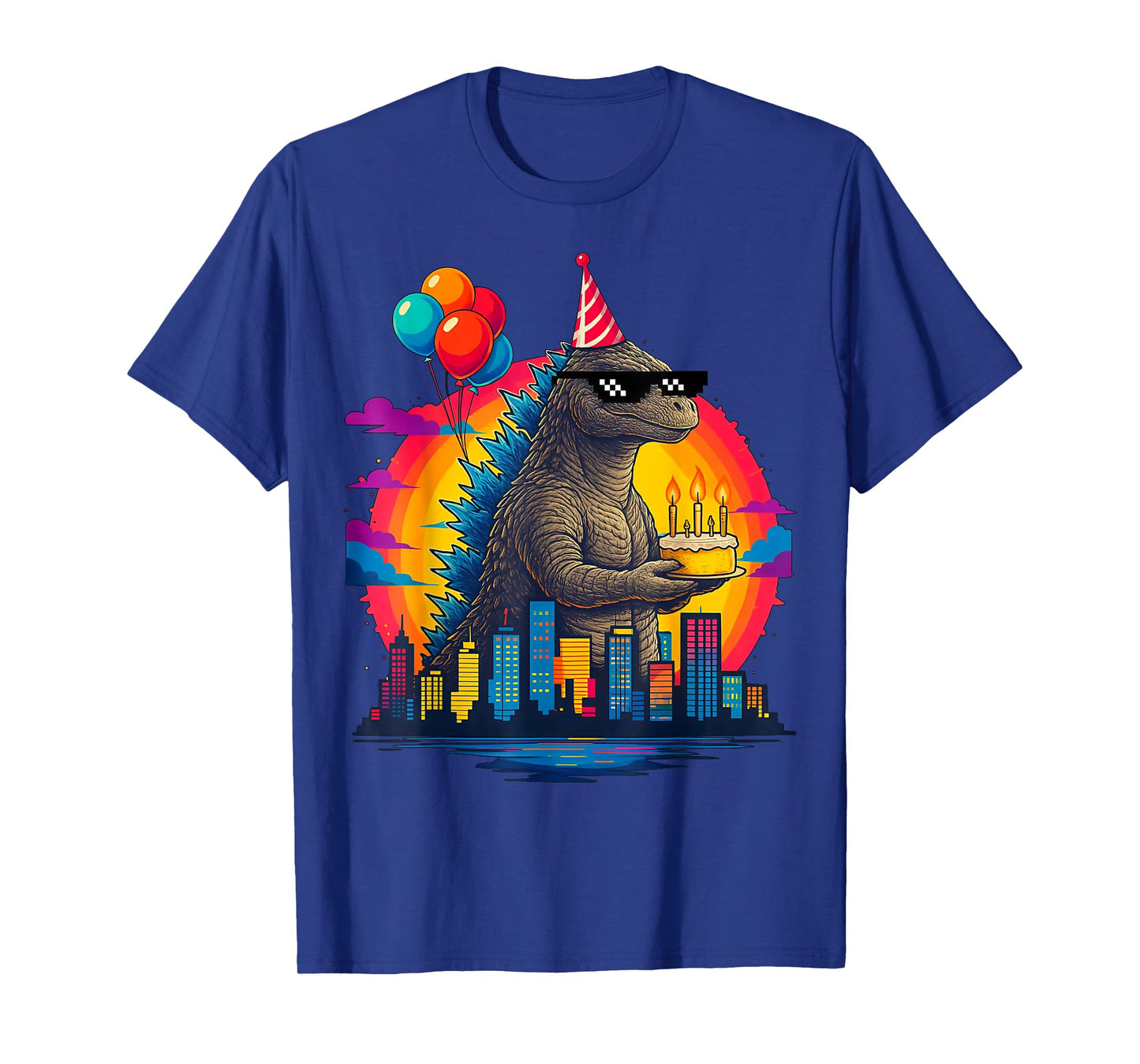 Birthday Boy Kaiju Vintage Birthday Monster T-Shirt