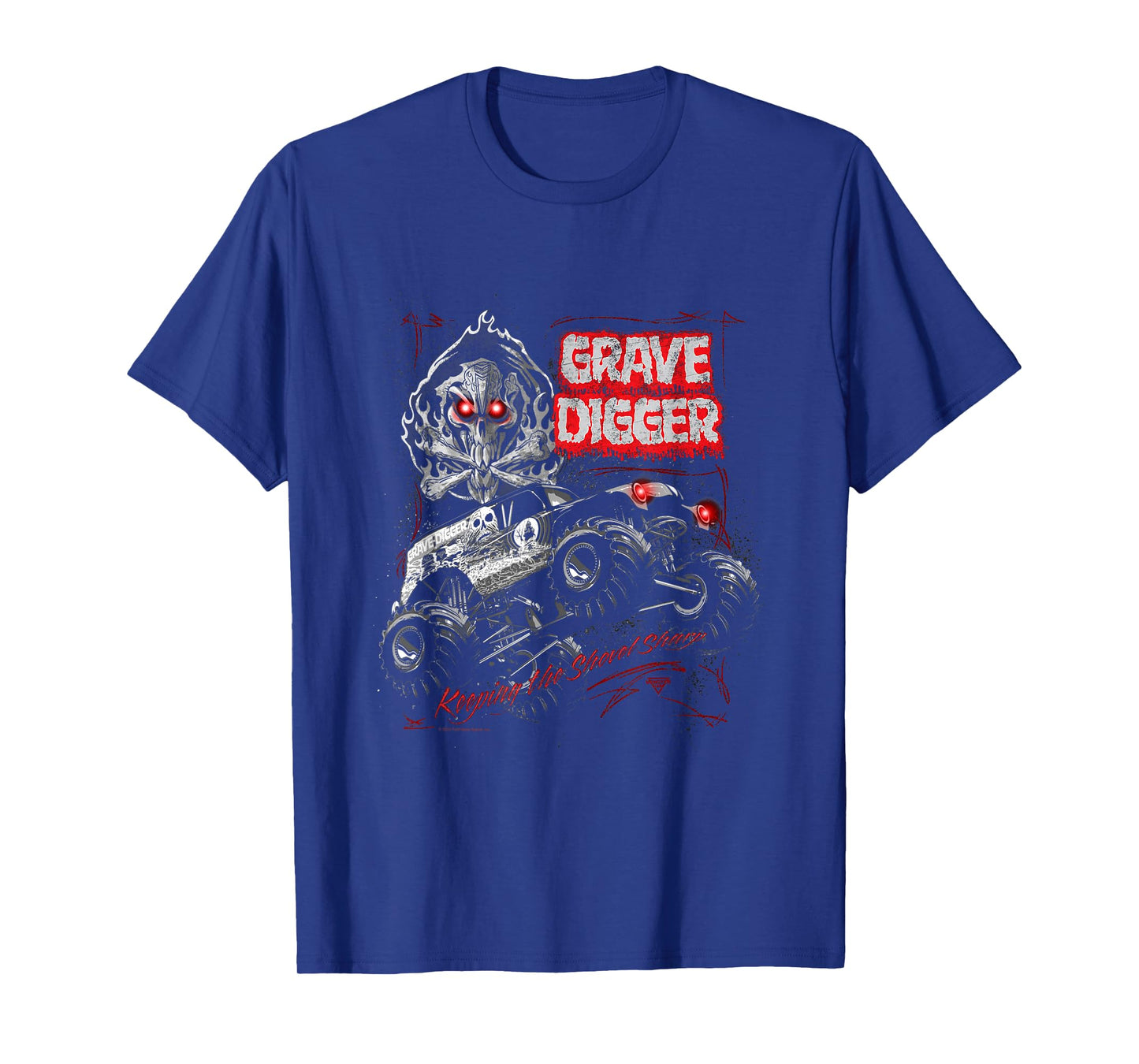 Monster Jam Grave Digger Red Eyes Truck T-Shirt