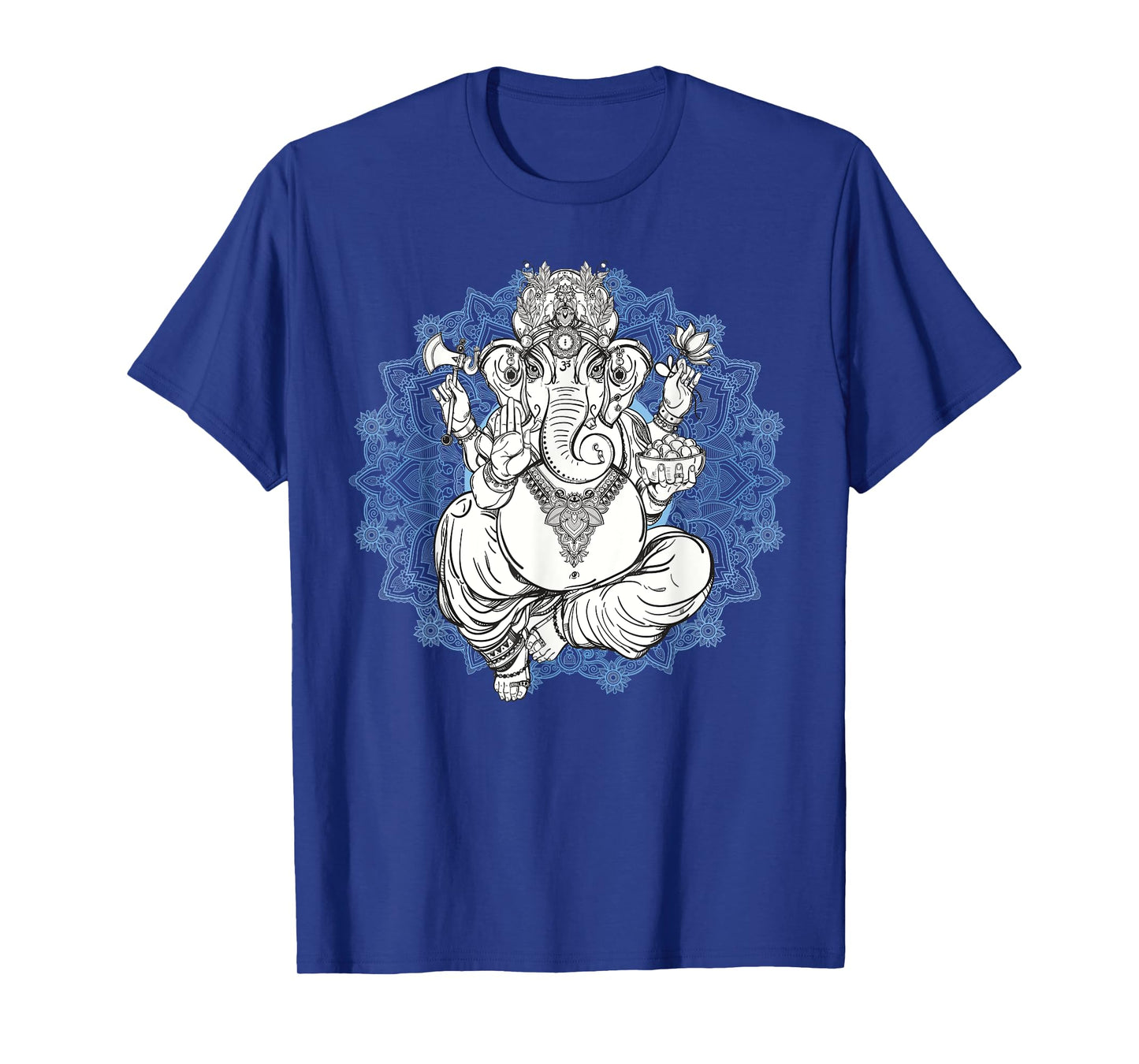 Hindu Elephant God Ganesha Tshirt - Oriental India Henna Tee T-Shirt