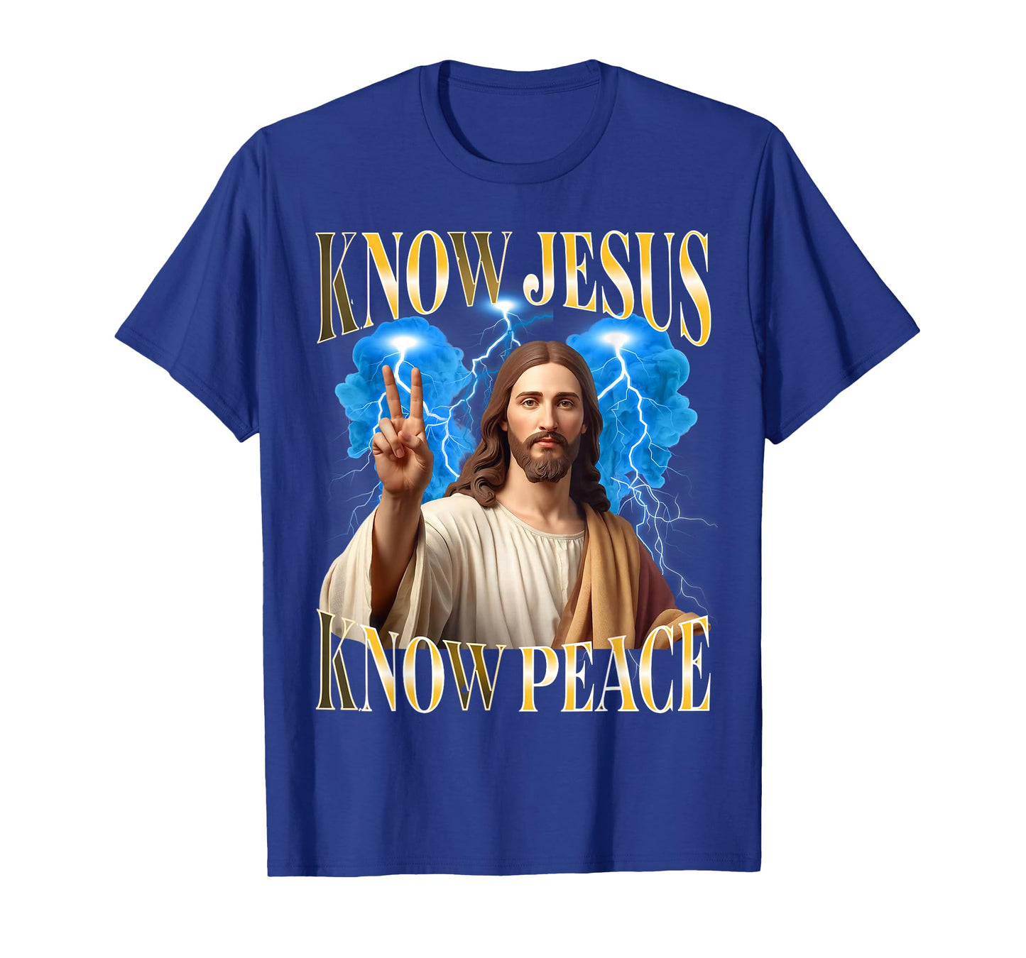 Christian Know Jesus Know Peace Religion God Bootleg Jesus T-Shirt