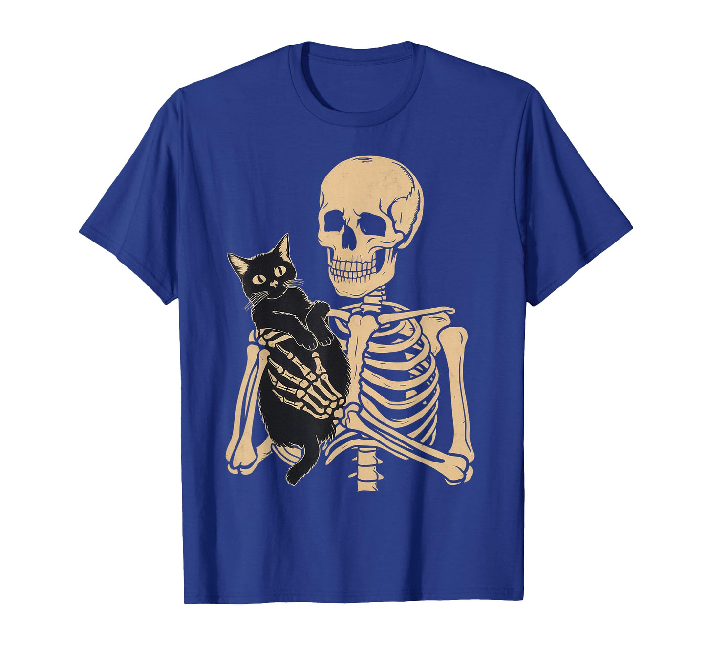 Black Cat Apparel Halloween Graphic Tees Unisex-Adults Cat Mom Cat Dad T-Shirt Black Small