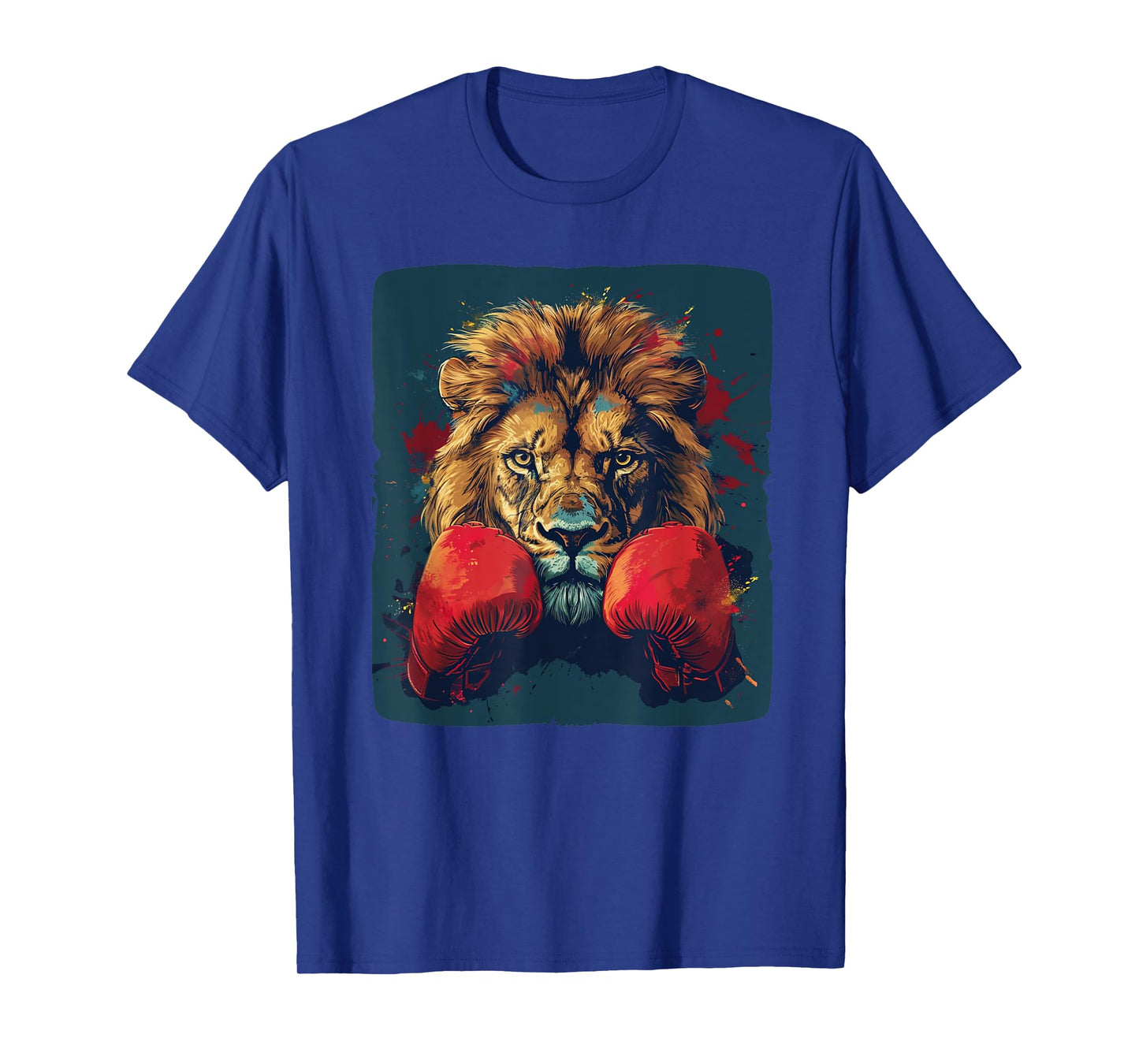 Cool lion with boxing gloves costume T-Shirt