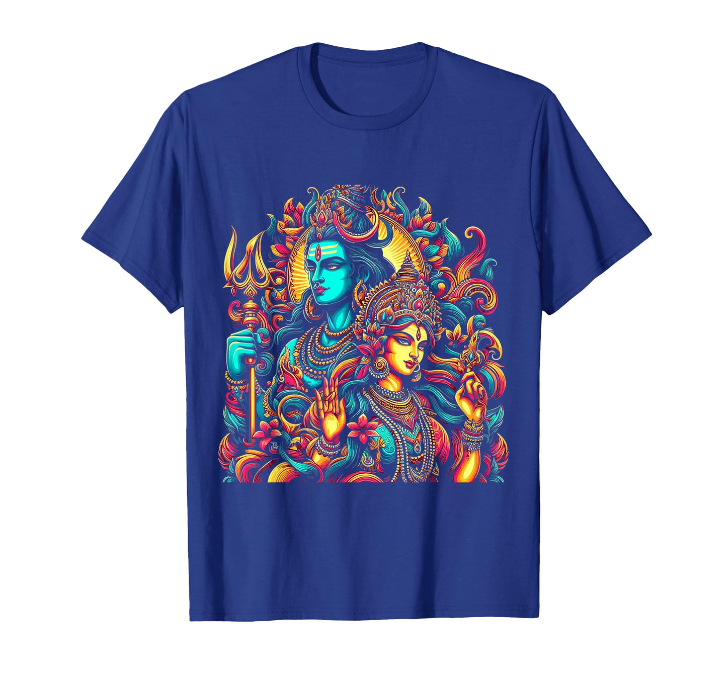 Lord Shiva Durga Hindu God Mahadeva Goddess Goddess Parvati T-Shirt