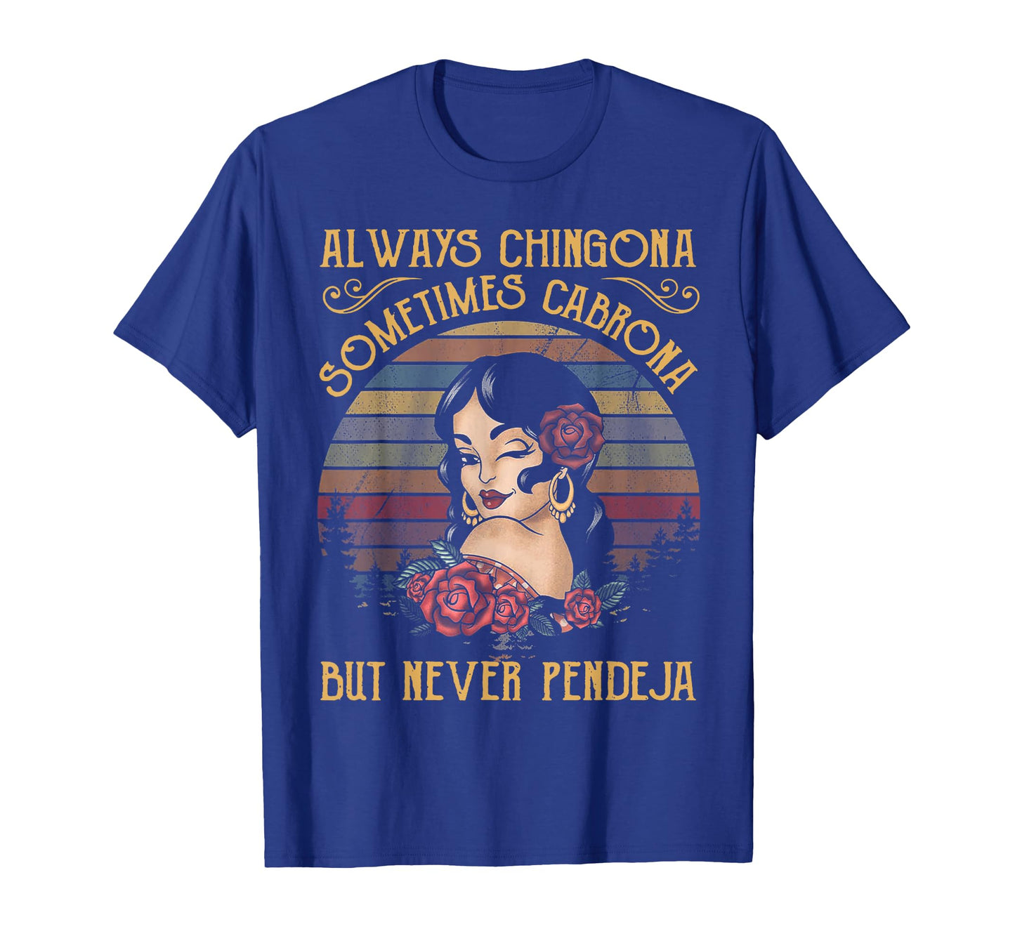 Always Chingona Sometimes Cabrona Black Women's Yoga T-Shirt