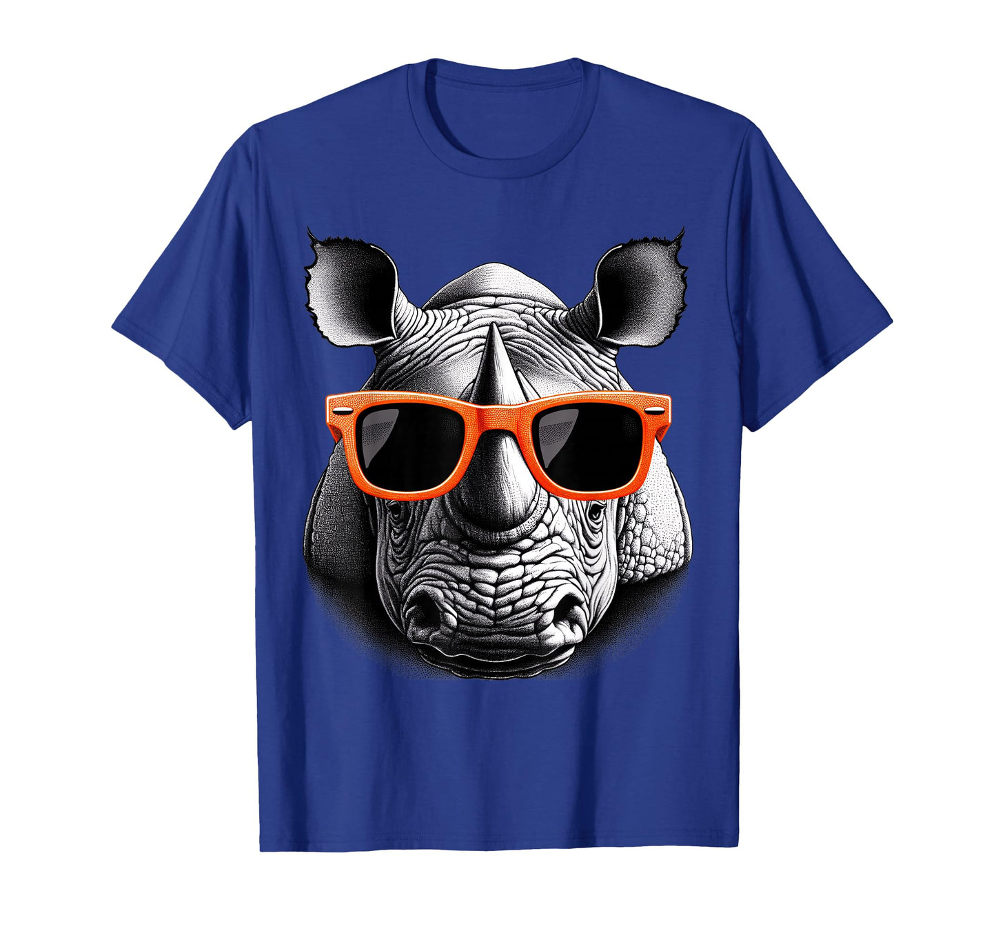 Cool Rhino Wearing Sunglasses Graphic Art T-Shirt