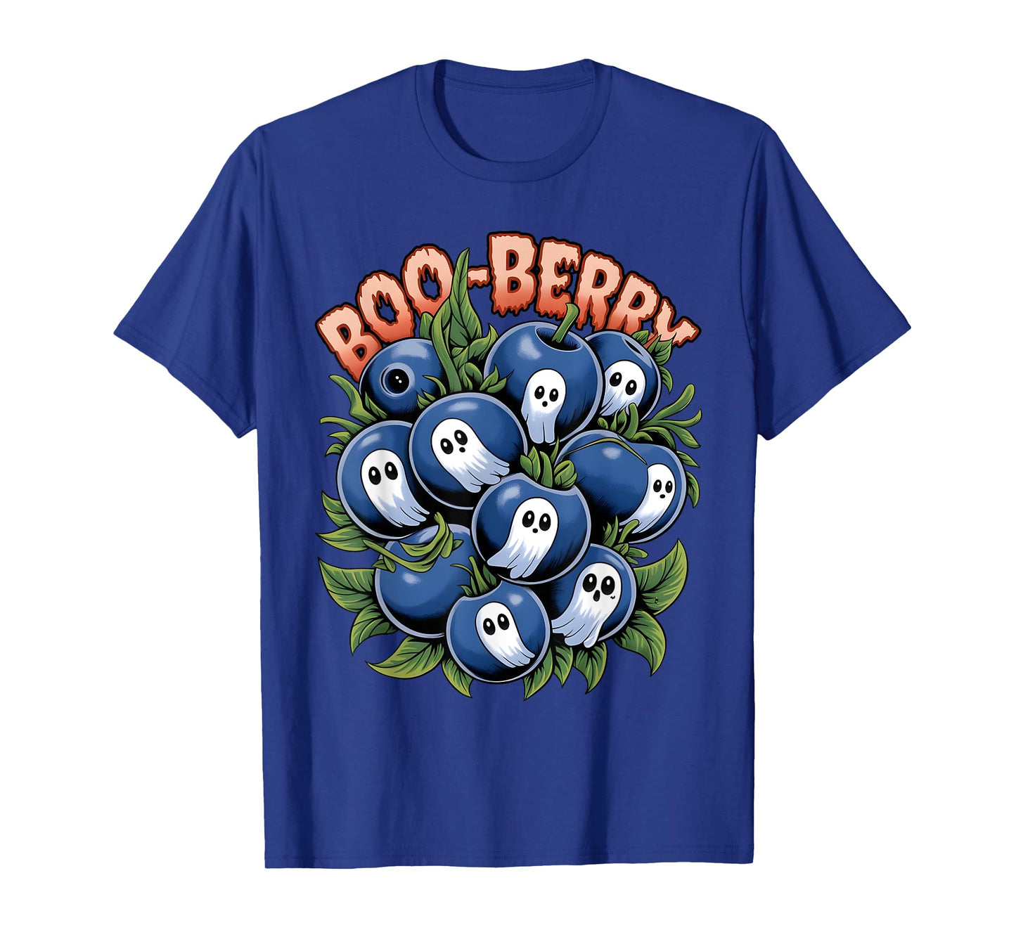 Boo Berry Blueberry Halloween Funny Ghost Costume Boys Girls T-Shirt