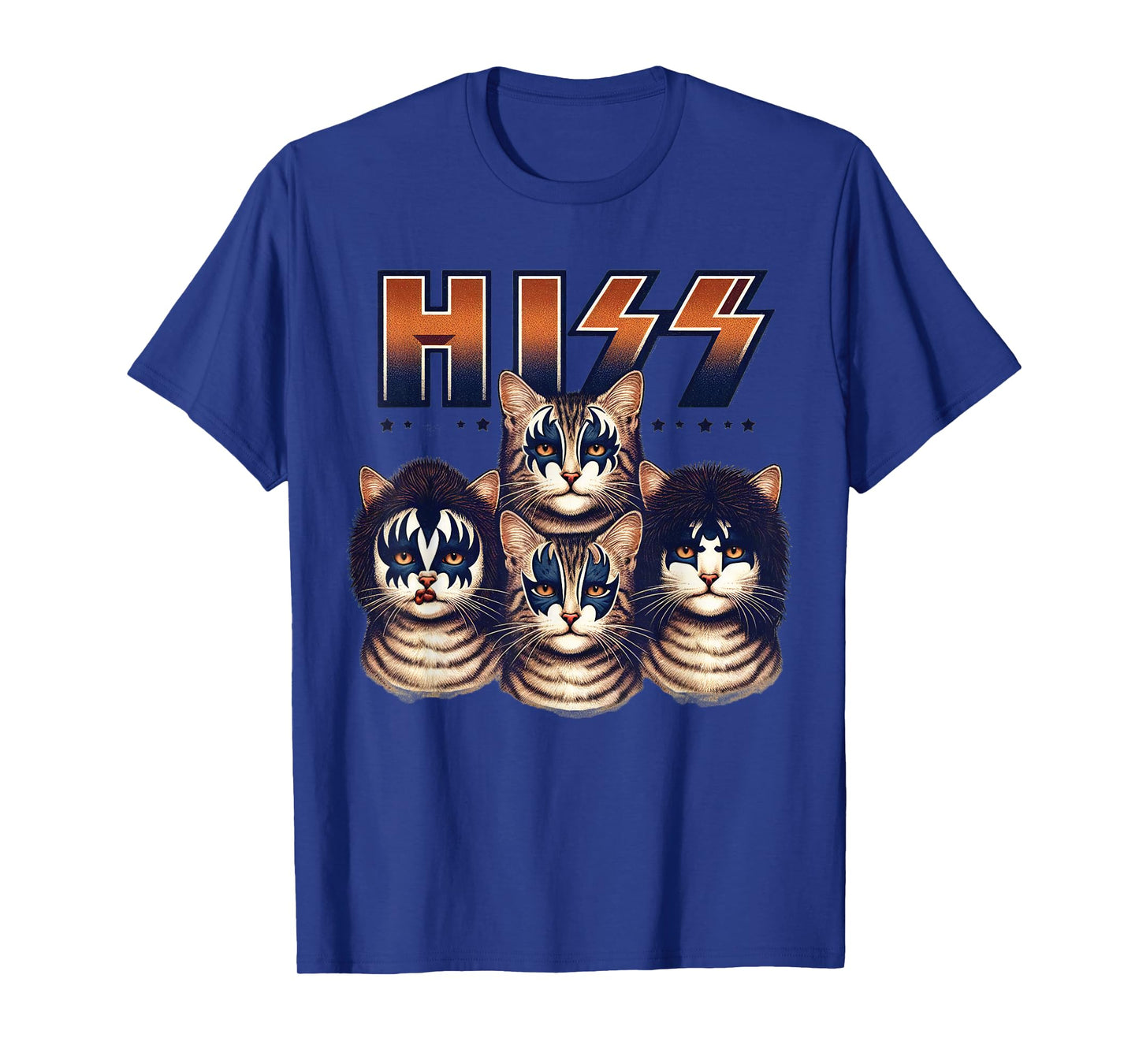 Hiss Cats Rock Kittens Rocking For Cat Lover Cat Mom Cat Dad T-Shirt