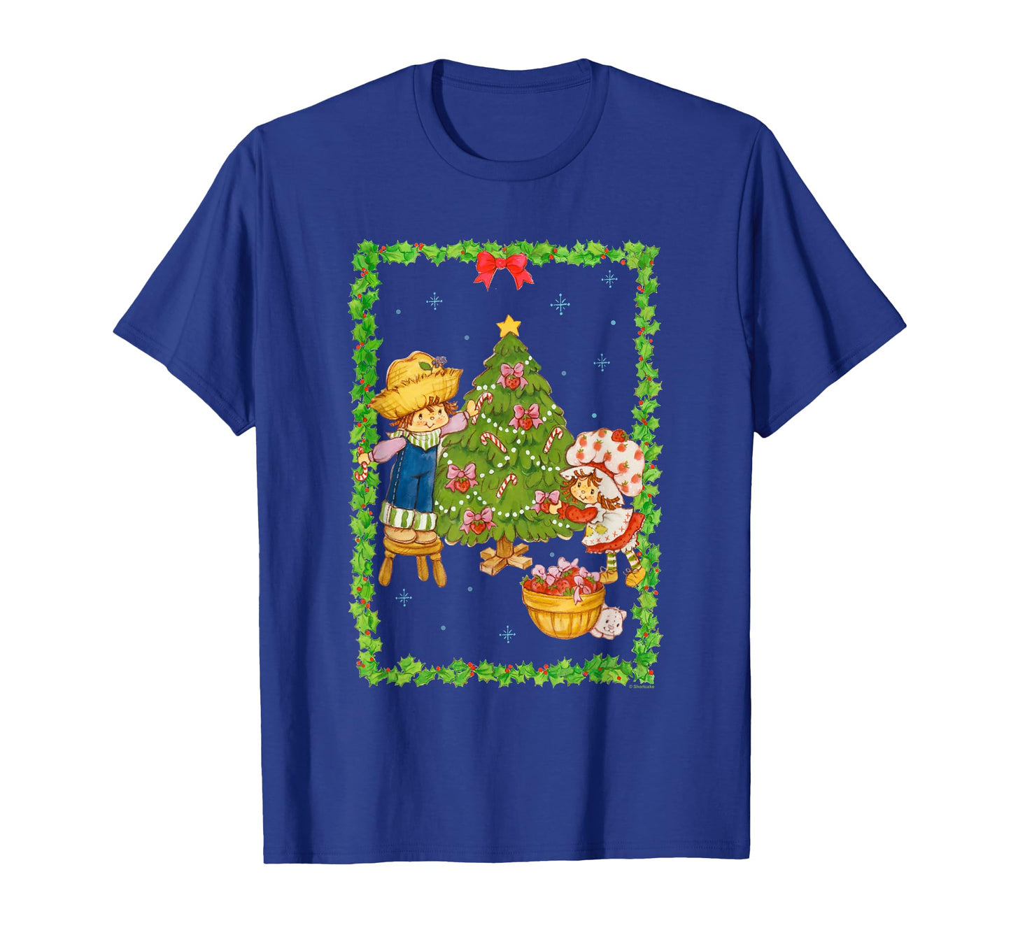 Strawberry Shortcake Huckleberry Pie Christmas Tree Poster T-Shirt