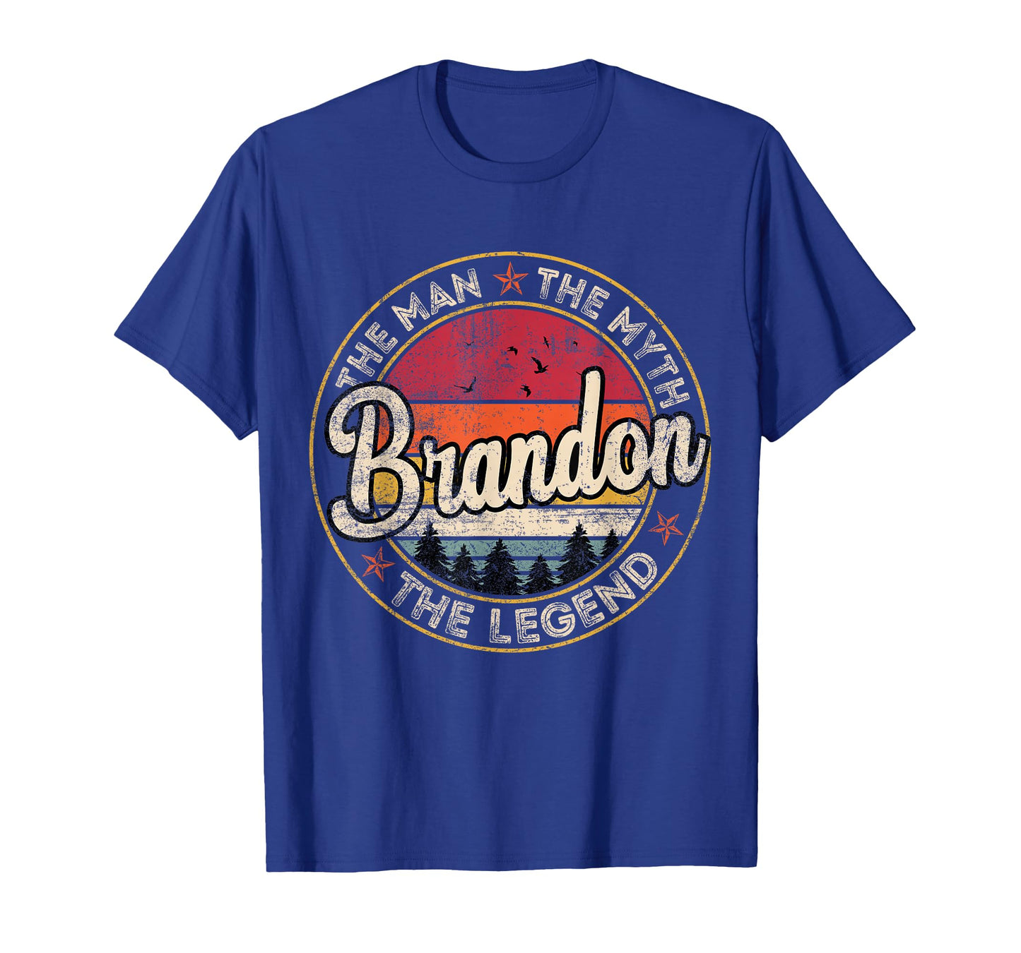 Brandon The Man The Myth The Legend Personalized Name T-Shirt