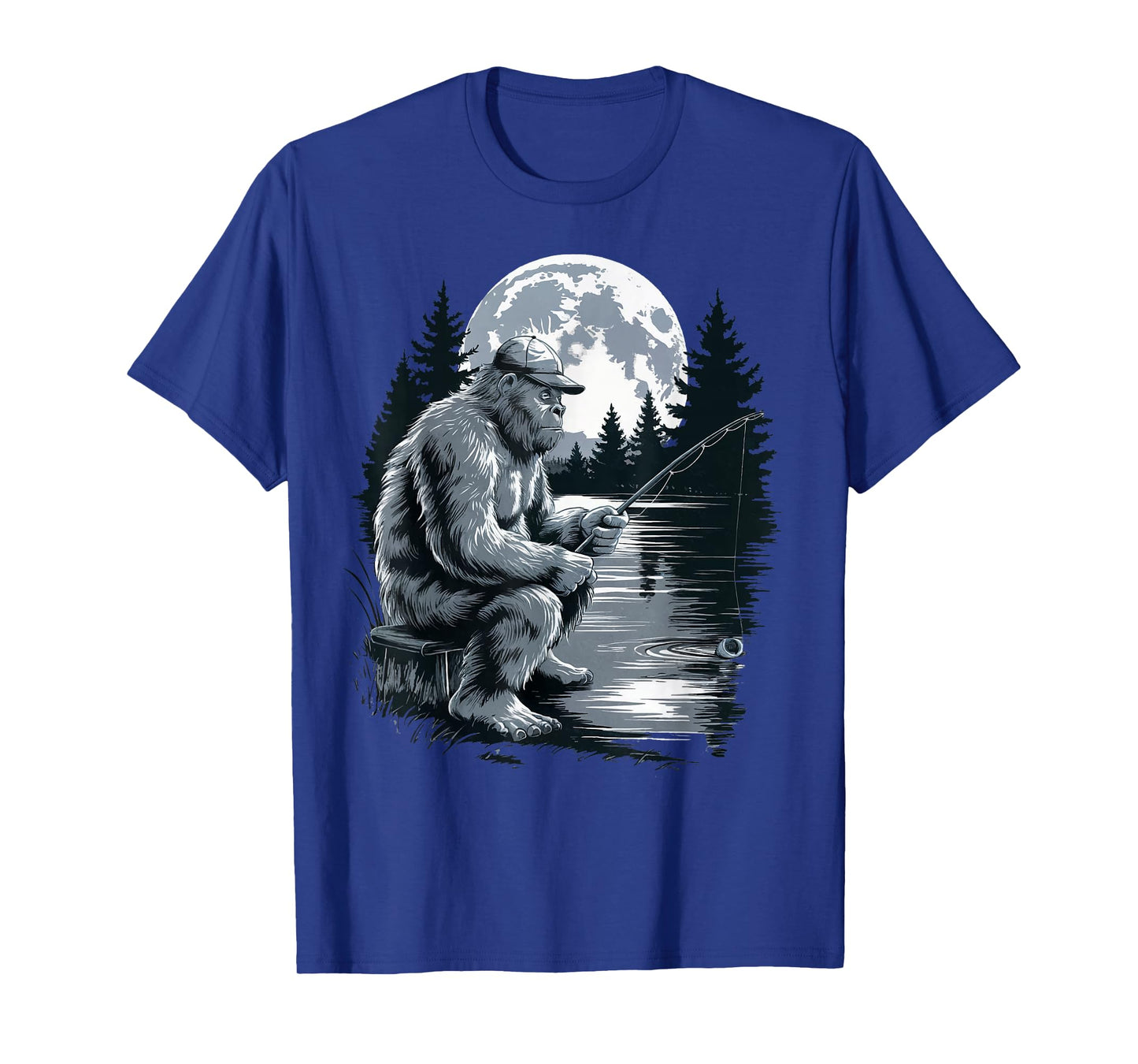 Big foot fishing, Cool Fishing Fisherman Bigfoot Sasquatch T-Shirt