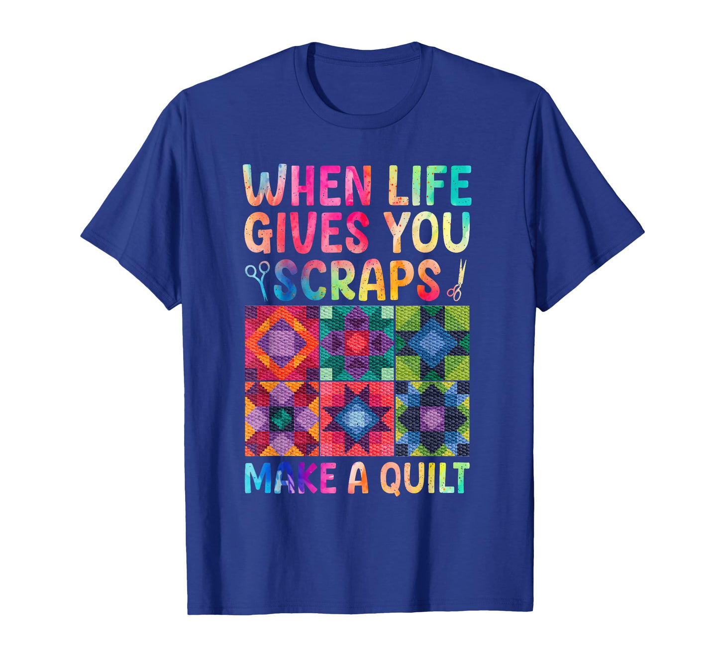 Quilting Design for Women Grandma Quilt Lover Sewing Quilter T-Shirt