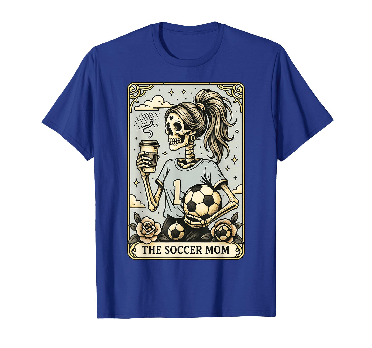 Soccer Mom Tarot Card, Vintage Halloween Soccer Mama T-Shirt