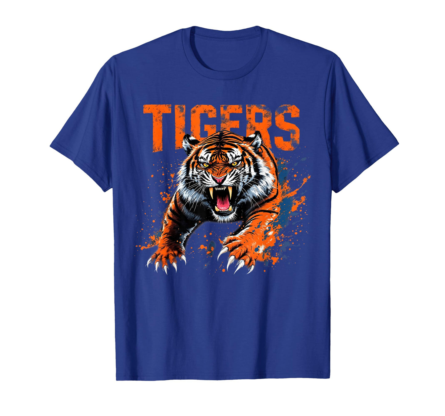 Retro Tigers Name Distressed Classic Gift For Men Women Kids T-Shirt