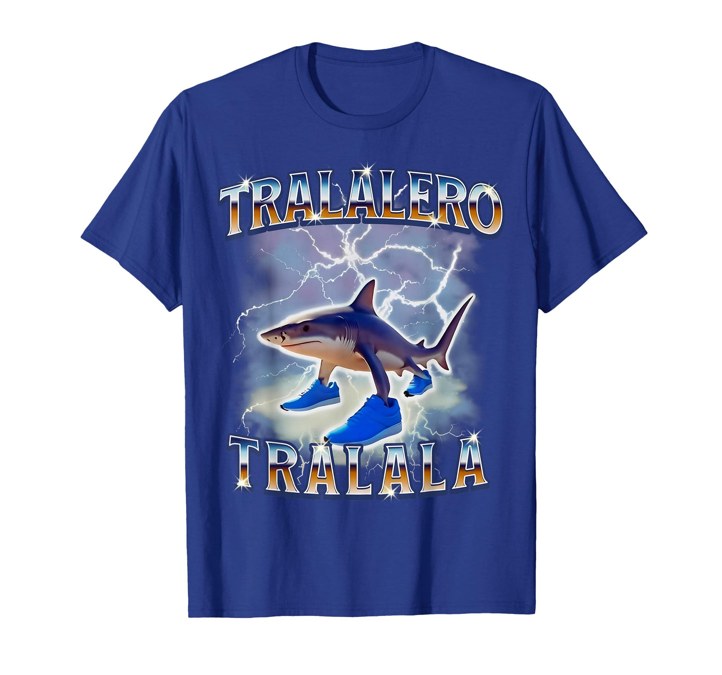 Tralalero Tralala Funny Shark Meme Bootleg T-Shirt