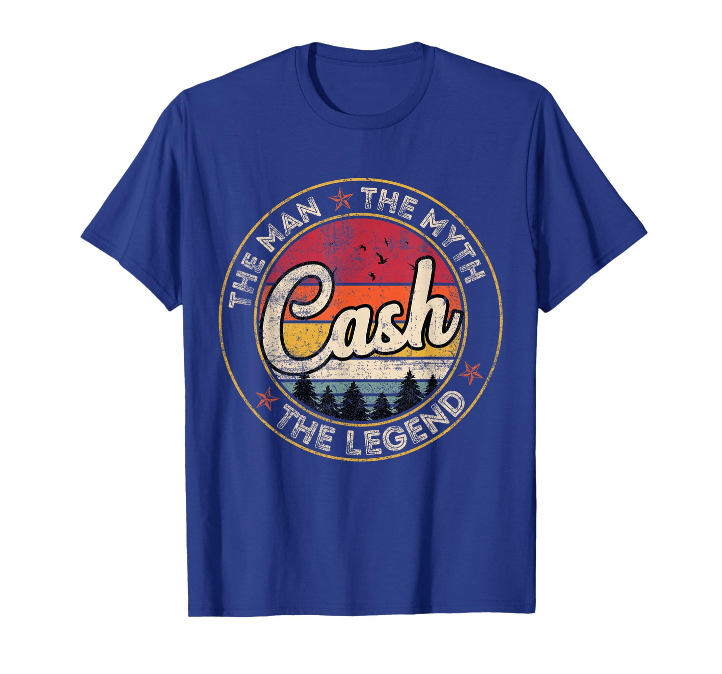 Cash The Man The Myth The Legend Personalized Name T-Shirt