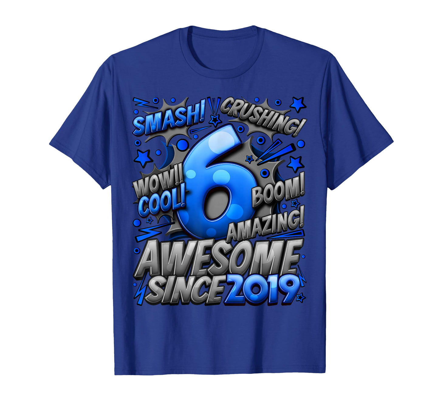 6 Year Old Gifts For Boys 6th Birthday Boy 6 Year Old Boy T-Shirt