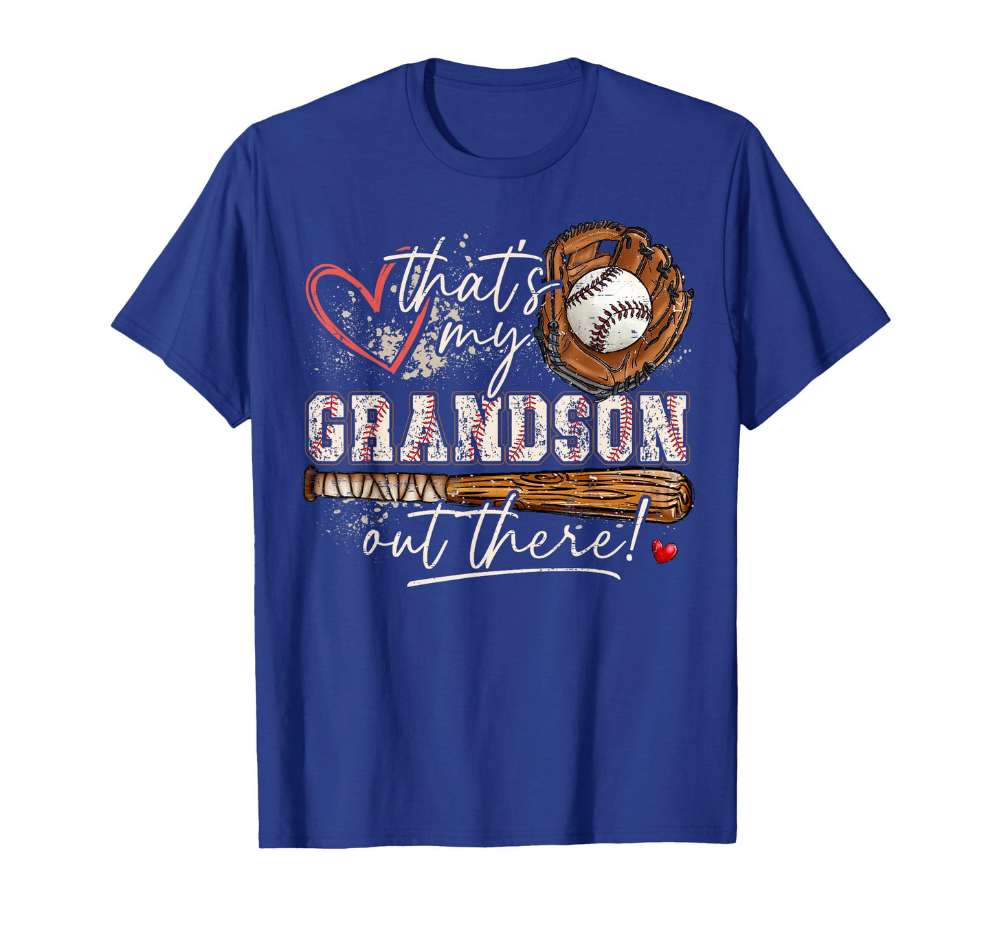 That's My Grandson Out There Baseball Grandma Mothers Day T-Shirt