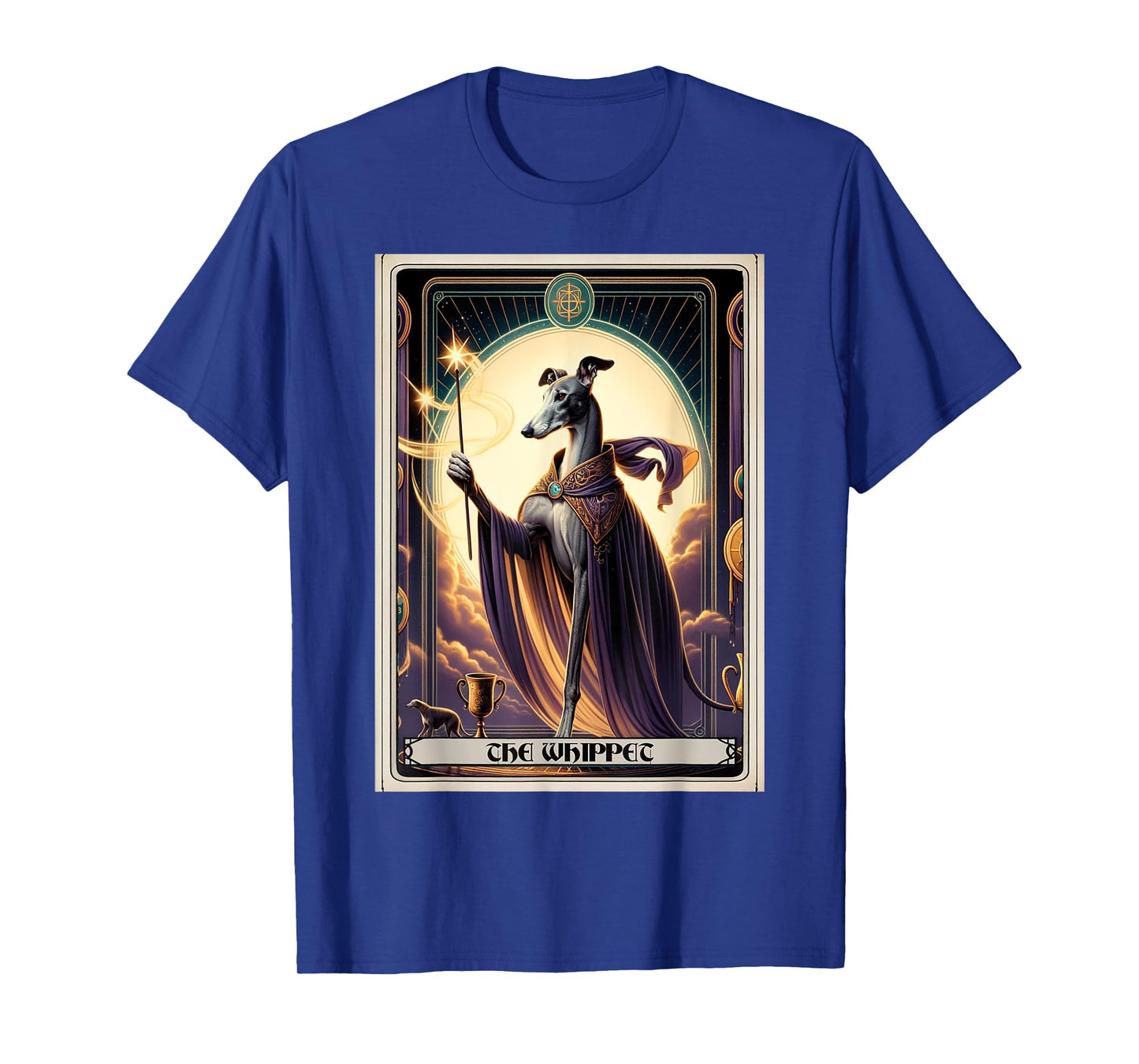 The Whippet Tarot Card Dog T-Shirt