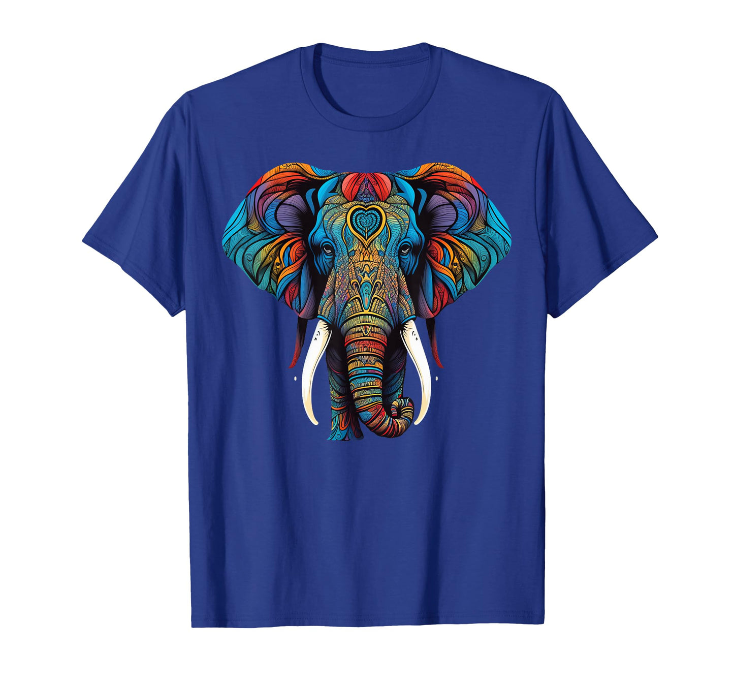 Geometry Elephant Mandala Art T-Shirt
