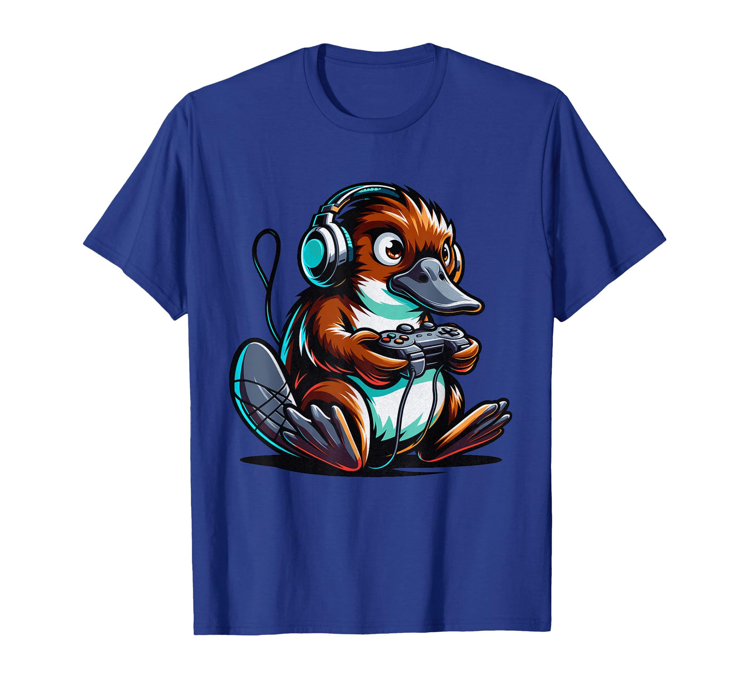 Platypus Shirt Kids Funny Platypus and Video Games Lover T-Shirt
