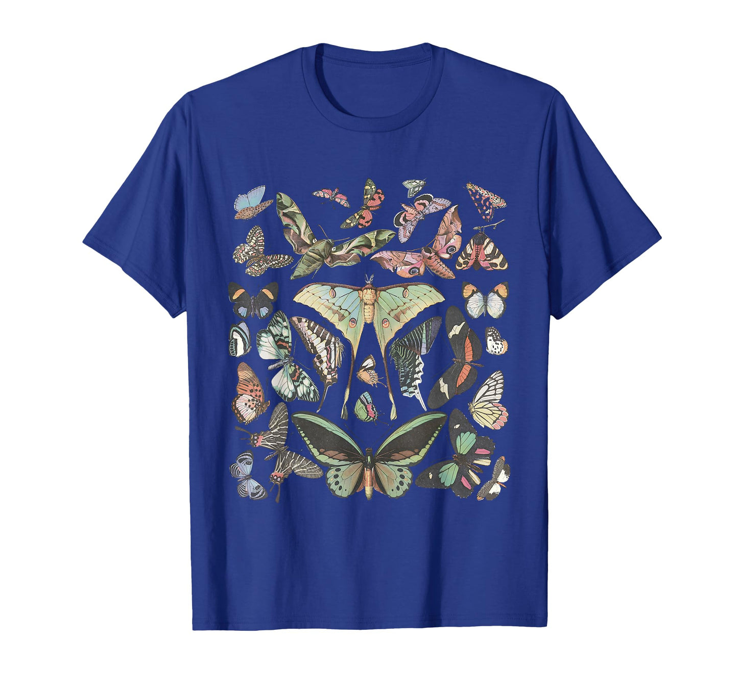 Vintage Butterfly and Moth Cute Graphic For Teacher Womens T-Shirt