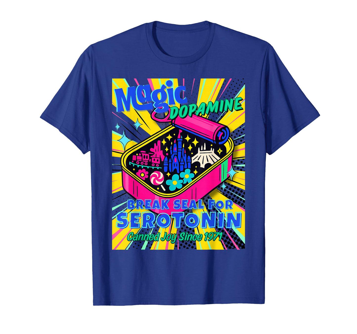 Magic Dopamine Pop Art Break Seal for Serotonin T-Shirt
