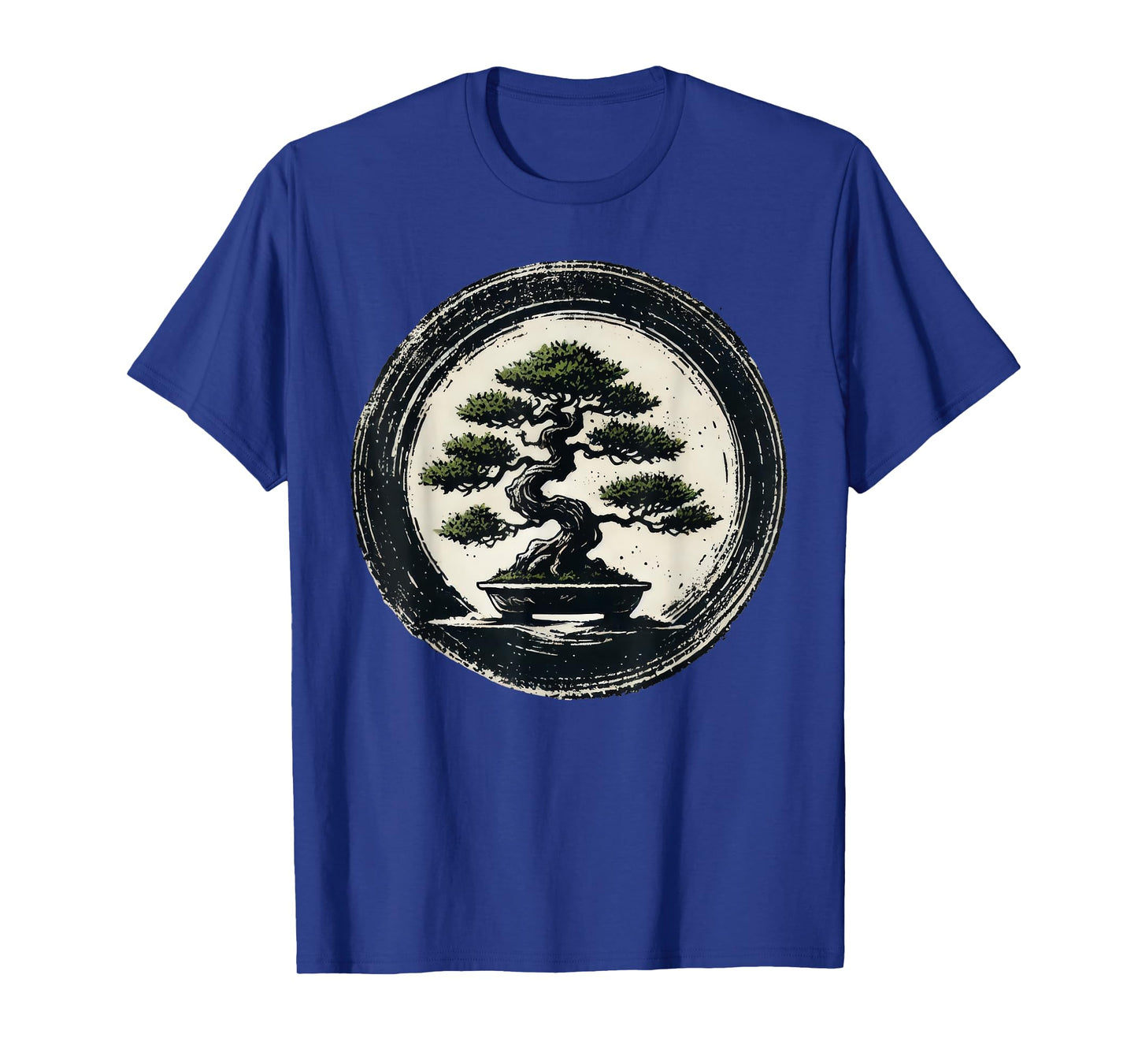 Japanese Bonsai Tree Zen Enso Circle T-Shirt