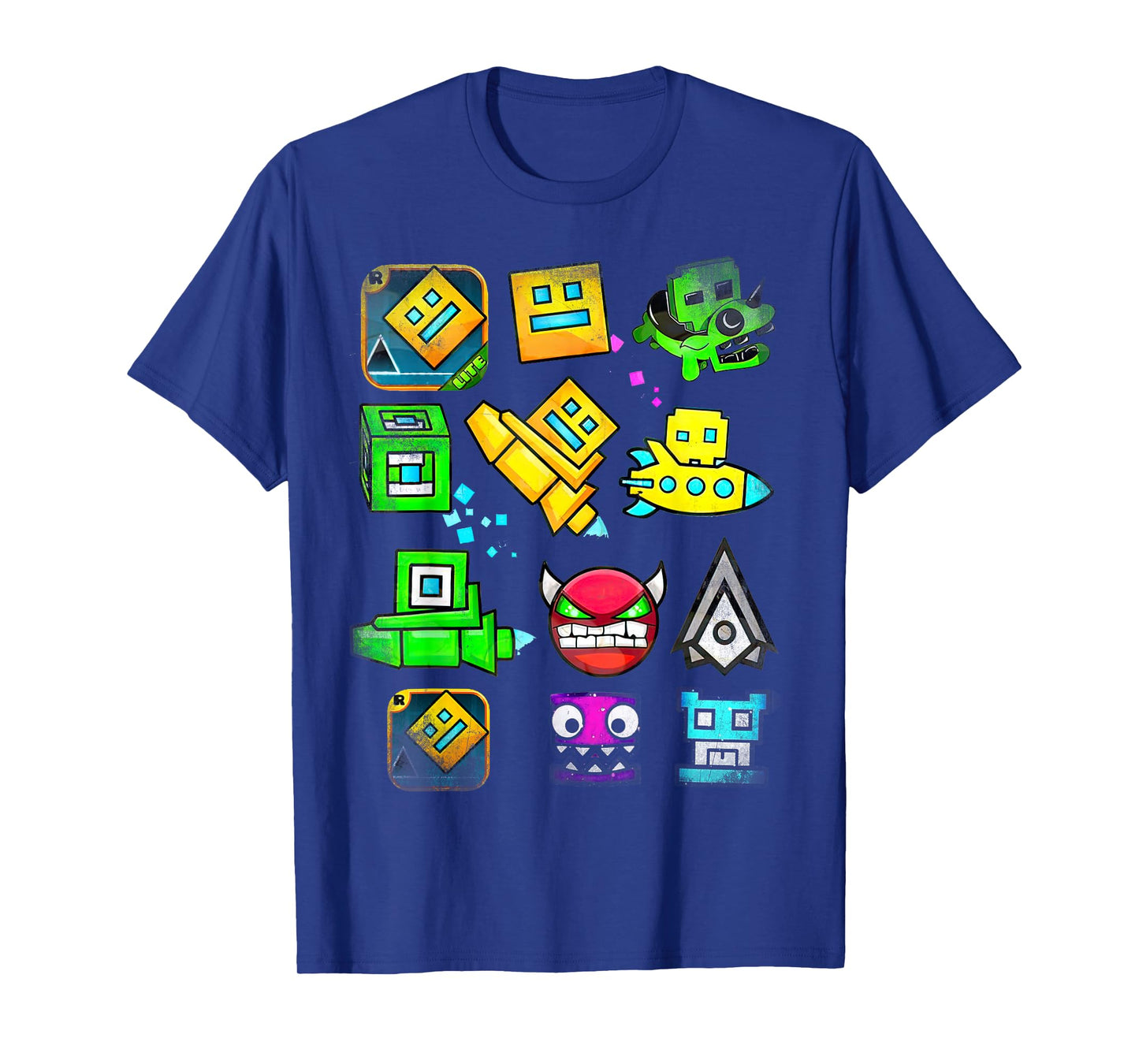 Video Game Geometry Video Gamer Lover Dash T-Shirt