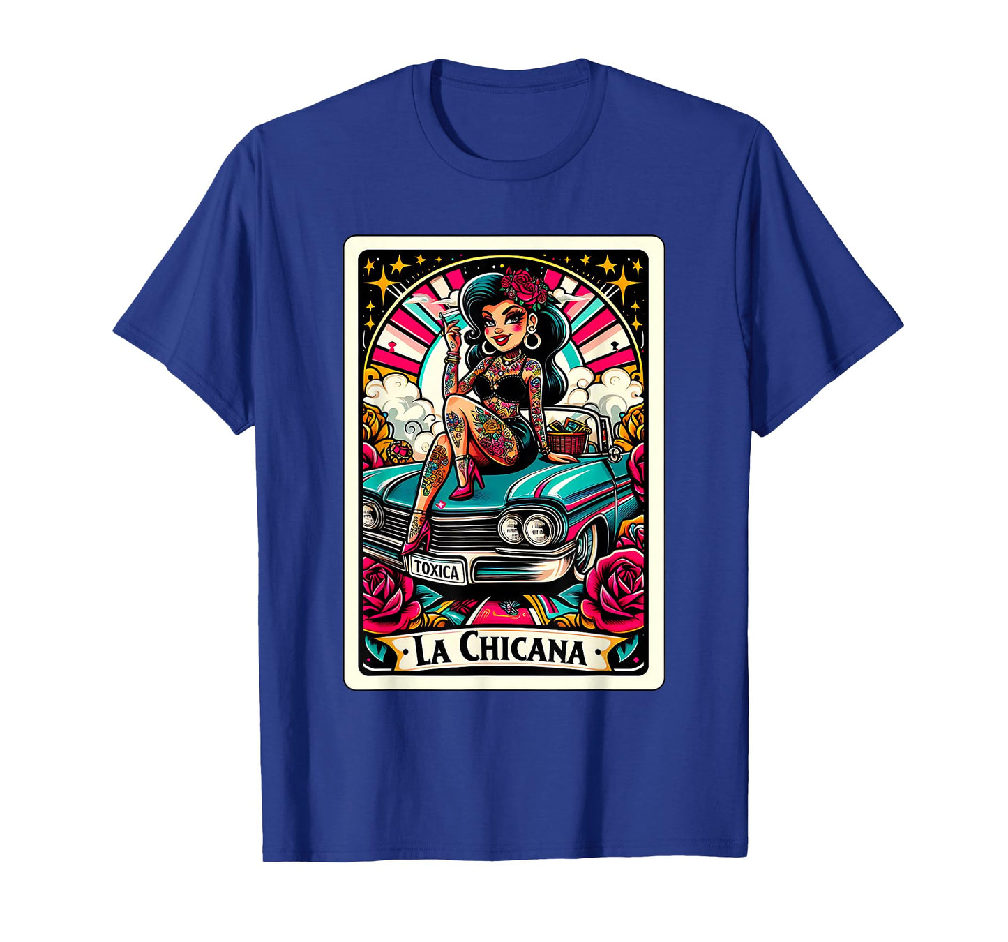 La Toxica Mexican Tarot Card Latina Woman Chicana T-Shirt